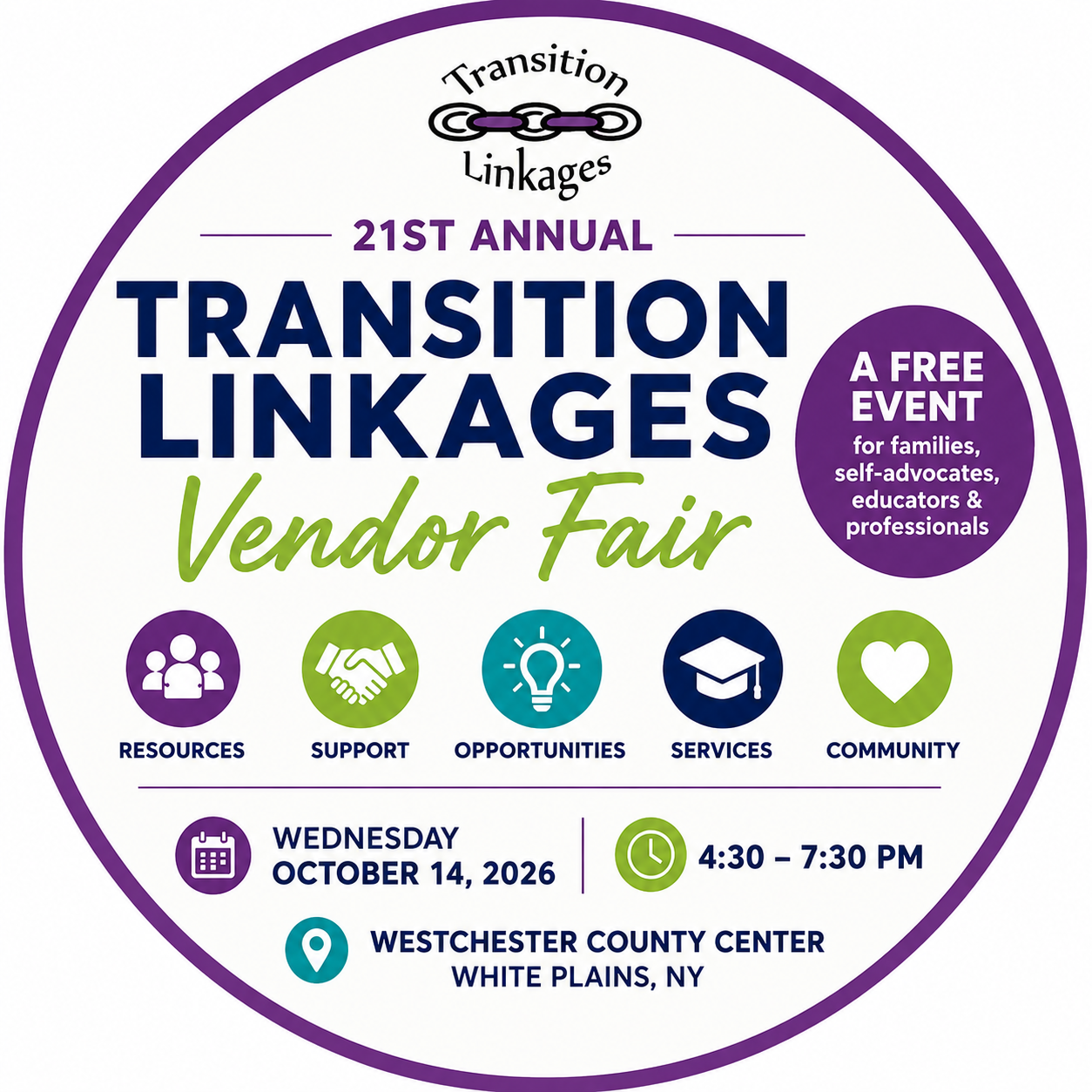 21st Annual Transition Linkages Vendor Fair