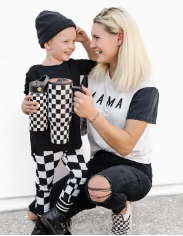 Checkered 40oz Water Bottle