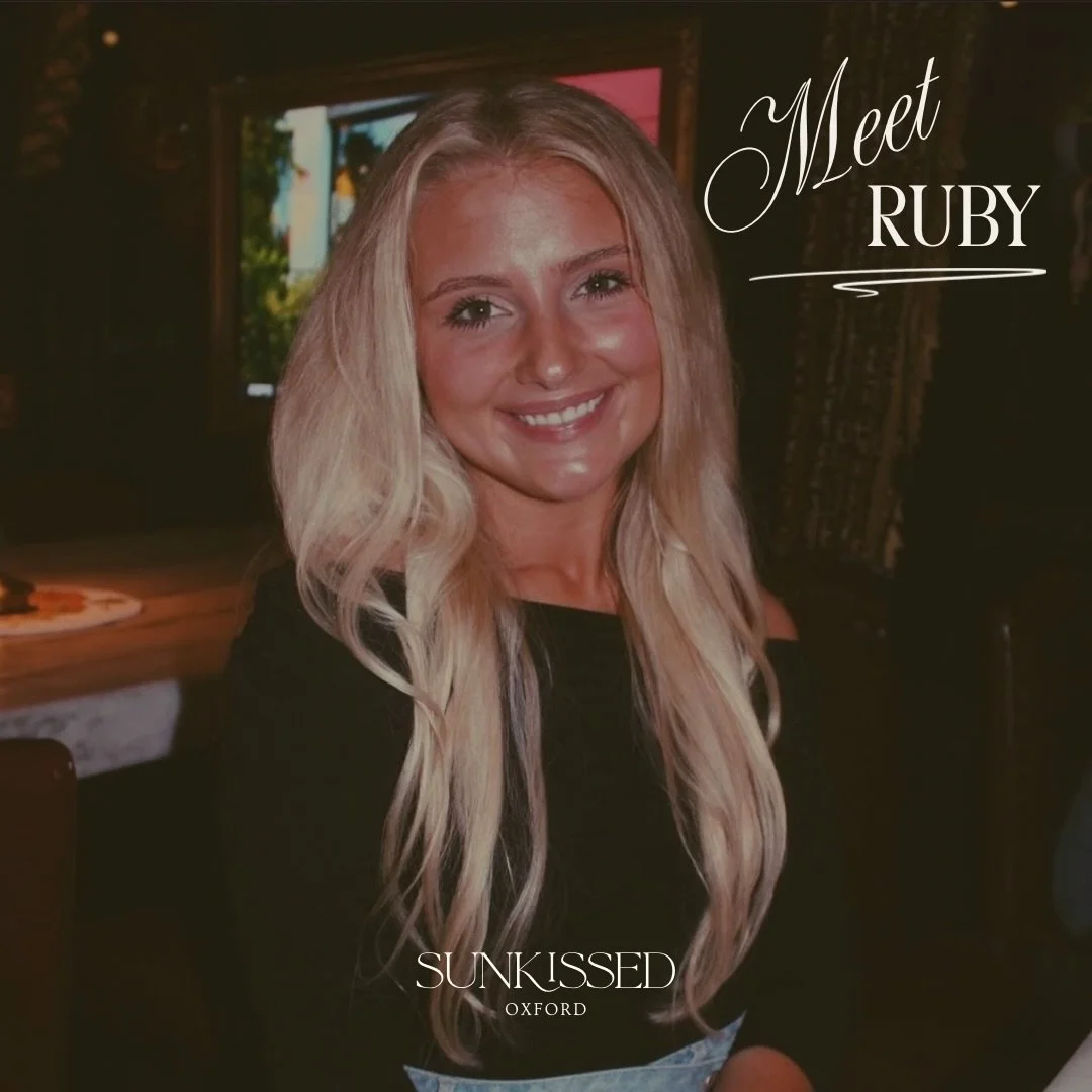 Meet your technicians 🤎

Hi y&rsquo;all! 🤍 My name is Ruby and I&rsquo;m from Bruce, Mississippi! I&rsquo;m a nursing student at UMMC and currently starting my third semester. I&rsquo;ve been part of the Sunkissed team since this summer and absolut