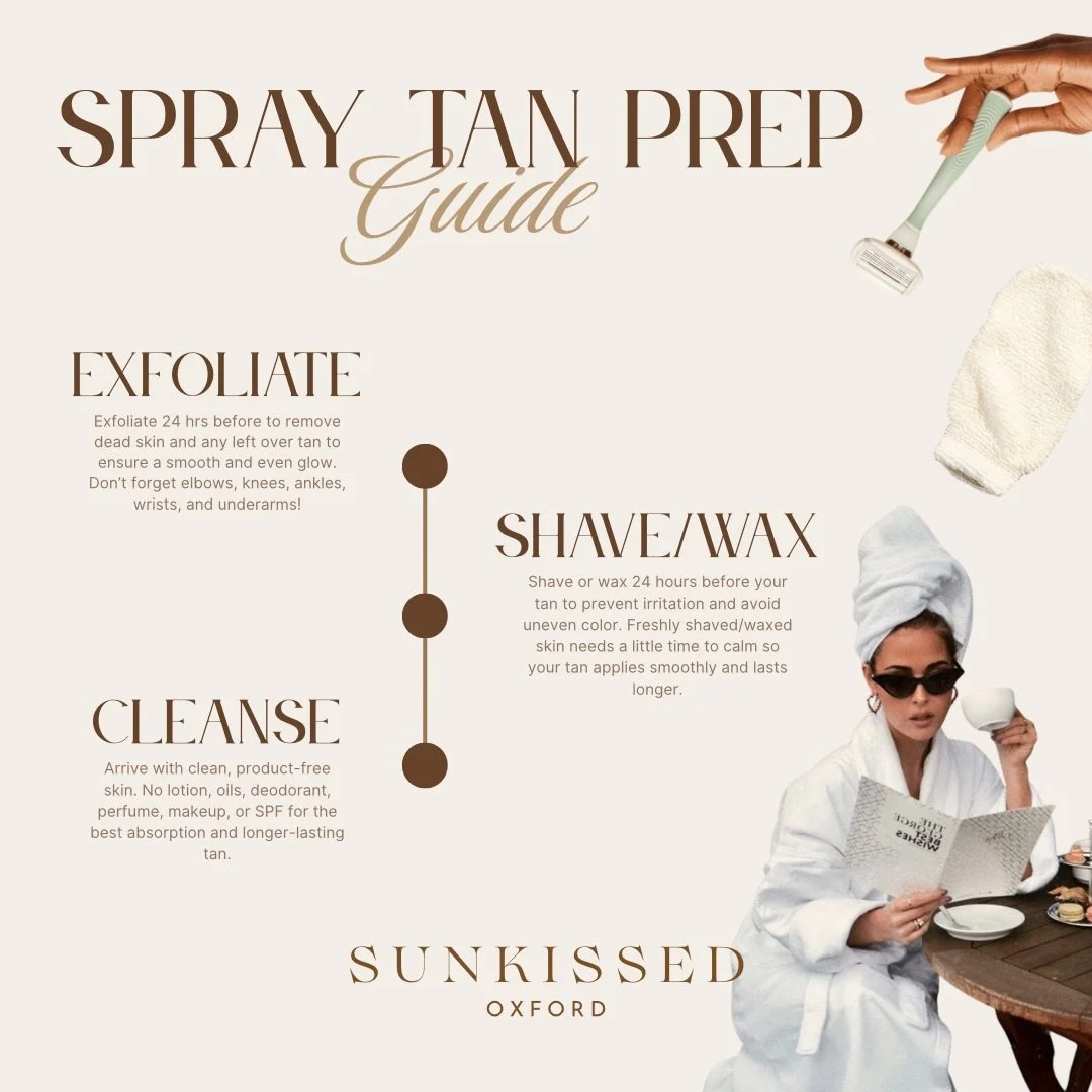 Your glow starts with prep and lasts with the right care, so treat your skin well before and after your appointment! ✨