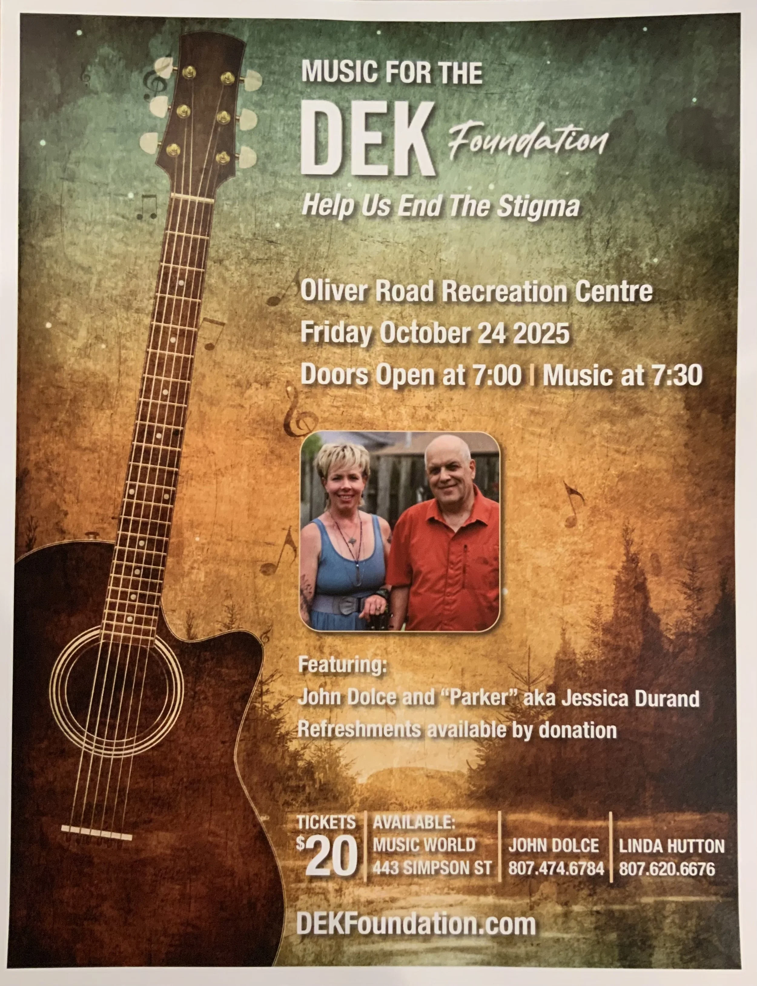 Music for the DEK Foundation