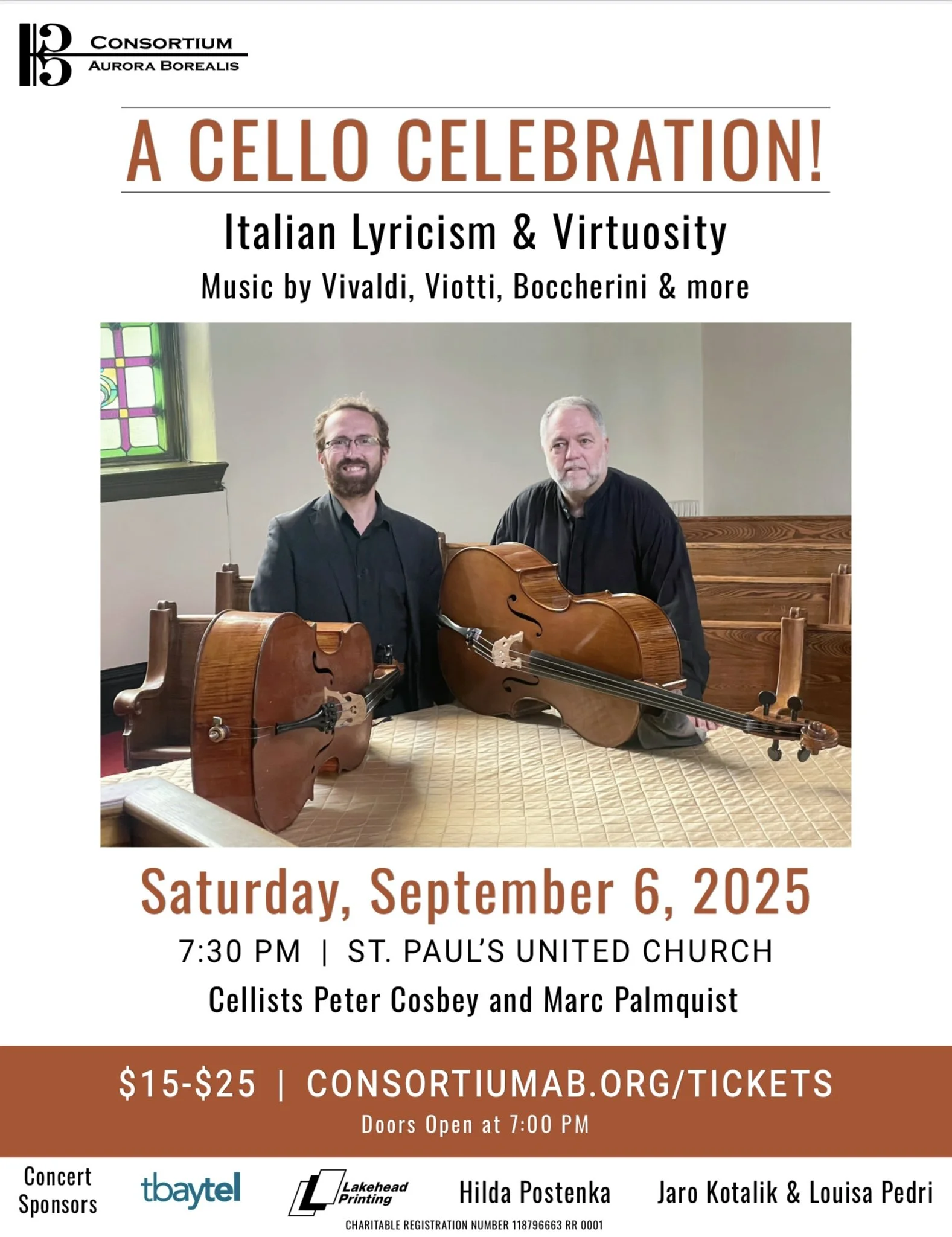 CONSORTIUM AURORA BOREALIS CONCERT SAT. SEPT. 6, 2025