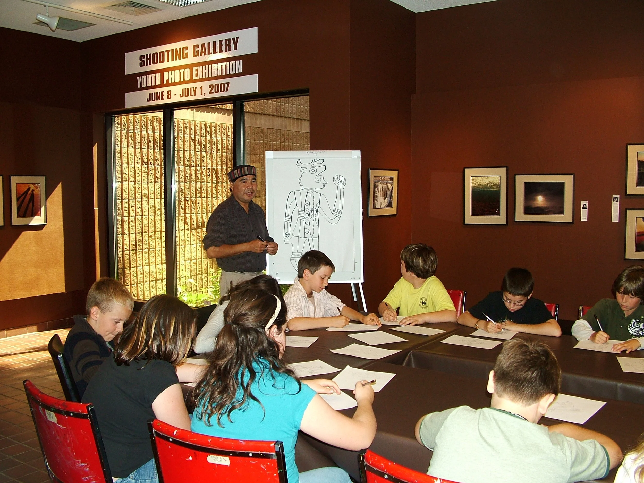 Ahmoo Angeconeb Art Class 2005.JPG