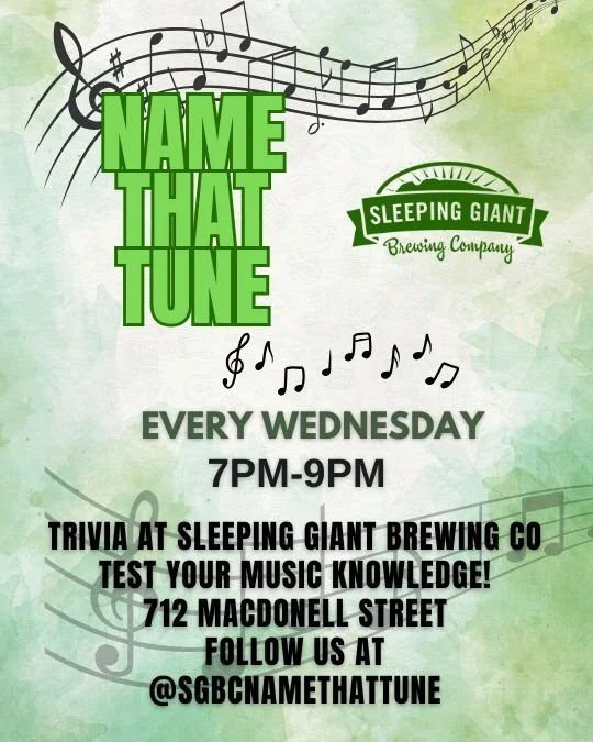 Name That Tune Trivia @ Sleeping Giant Brewing Co 