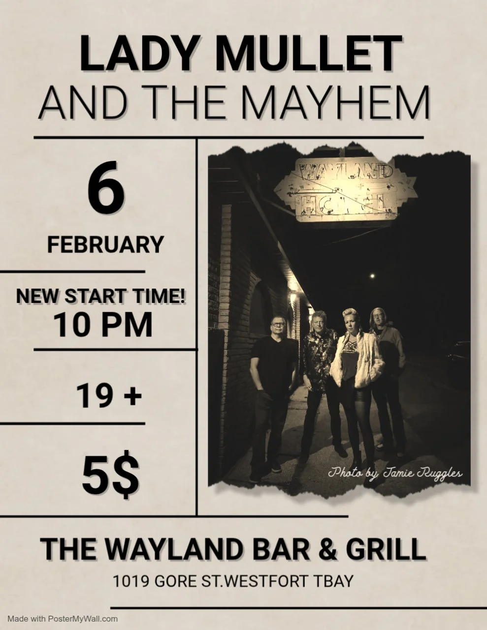 Lady Mullet and the Mayhem ROCK the WAYLAND!