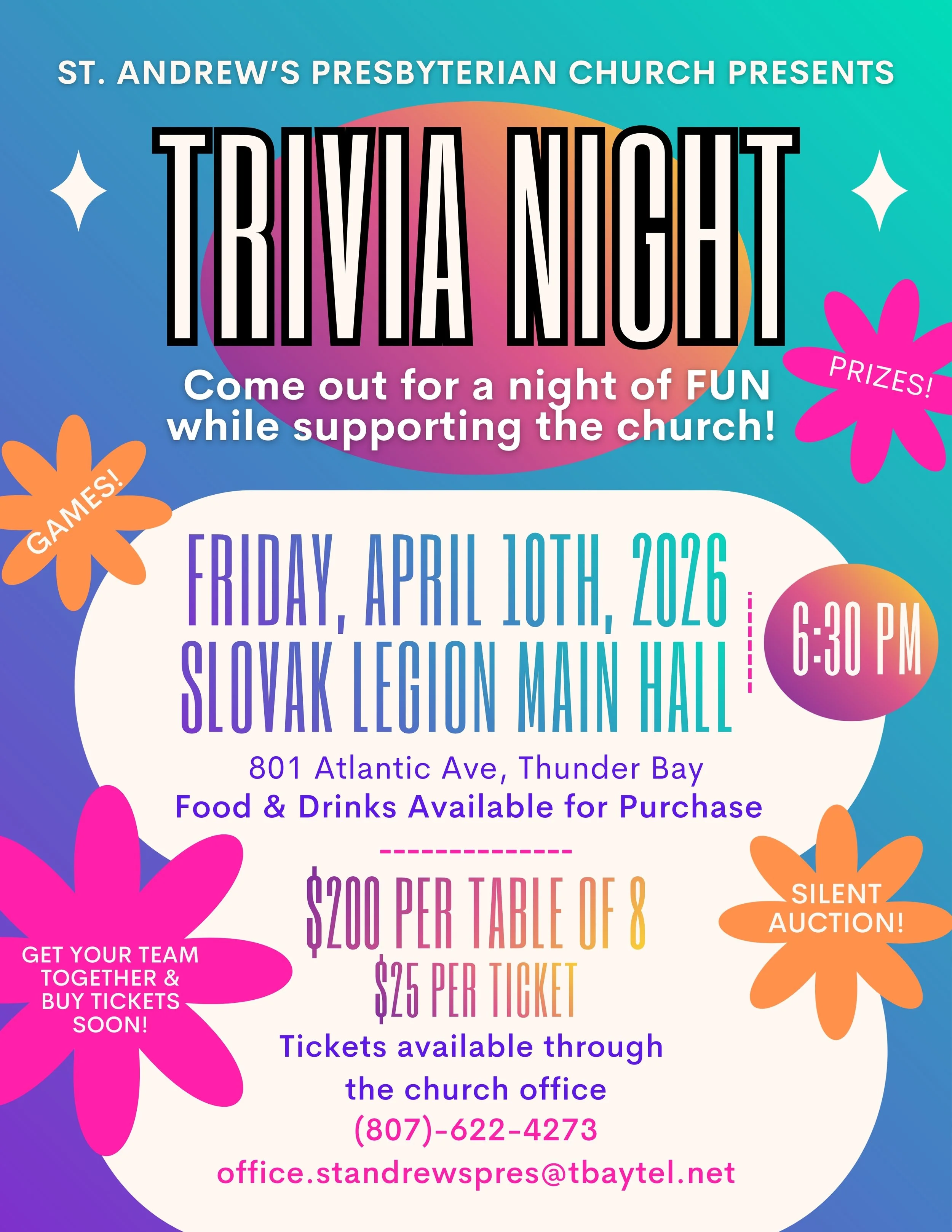 Trivia Night Fundraiser