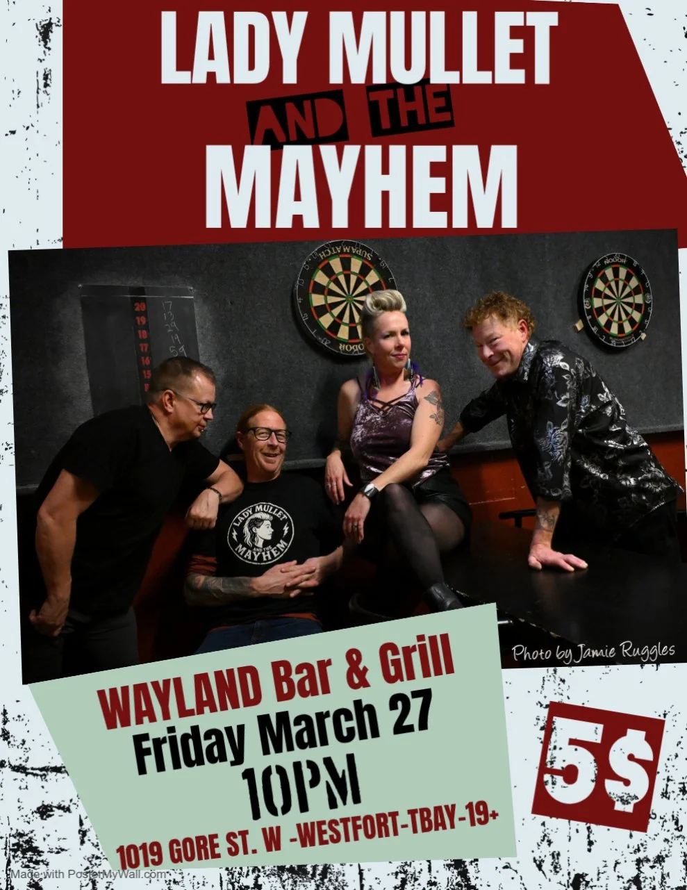 Lady Mullet and the Mayhem ROCK the WAYLAND!