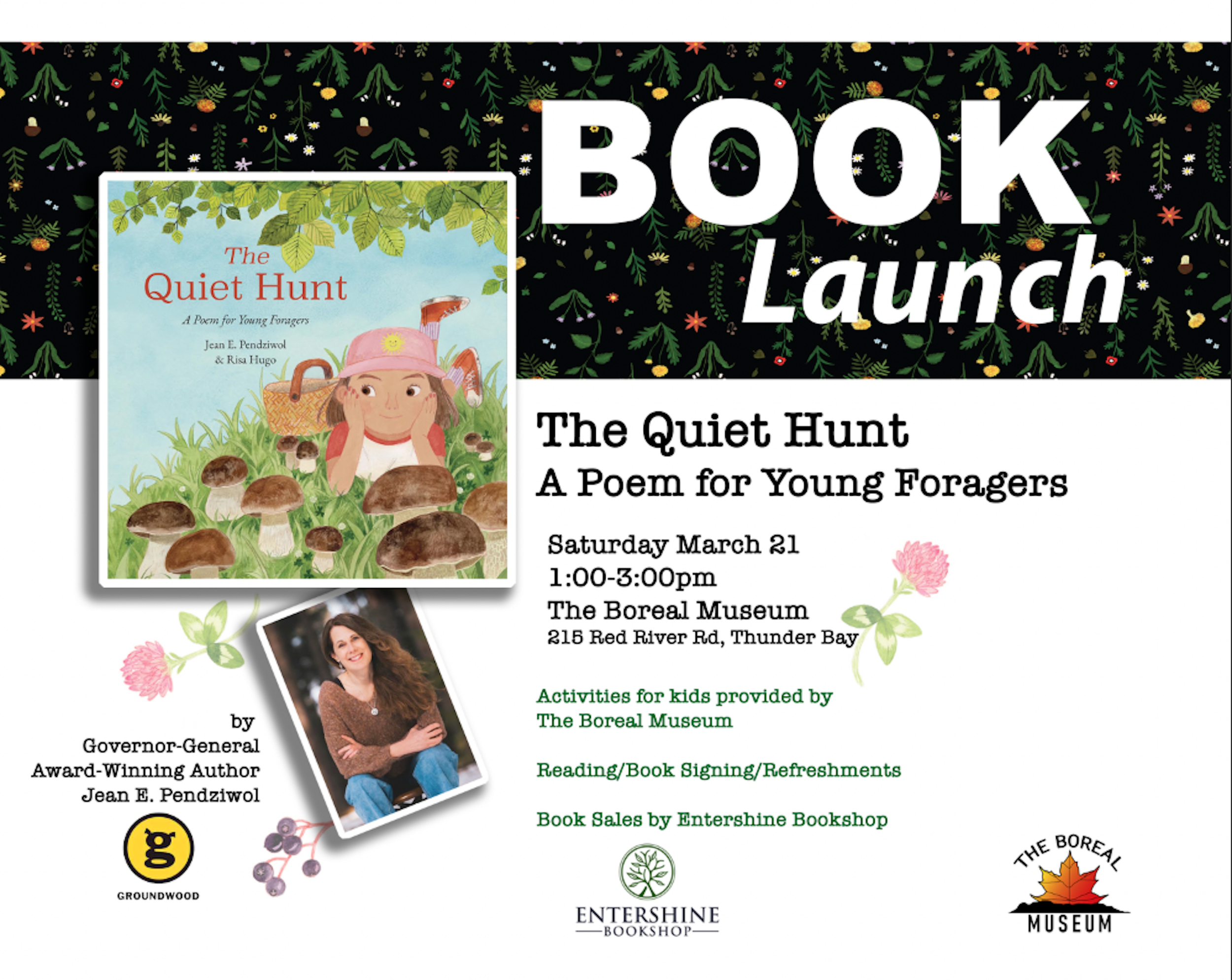 Book Launch - The Quiet Hunt - A Poem for Young Foragers