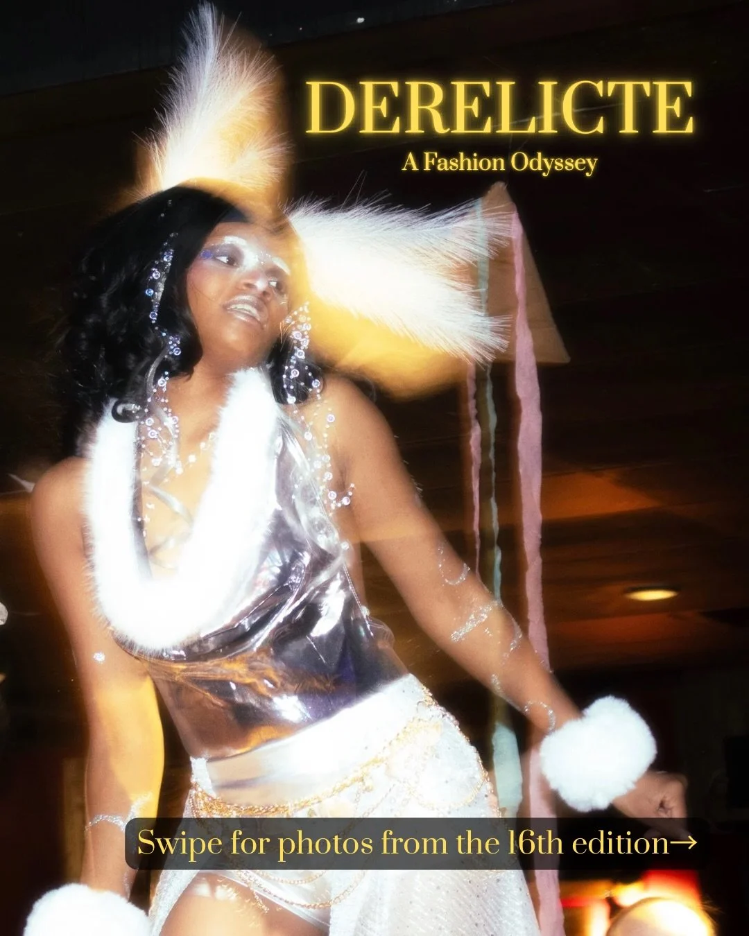 Take everything you know about fashion shows&mdash;the prim, the proper, the pretentious&mdash;and throw it out the window, and you have Derelicte: a one-of-a-kind, multisensory, multidisciplinary art experience. 

Now celebrating its 16th year, the 