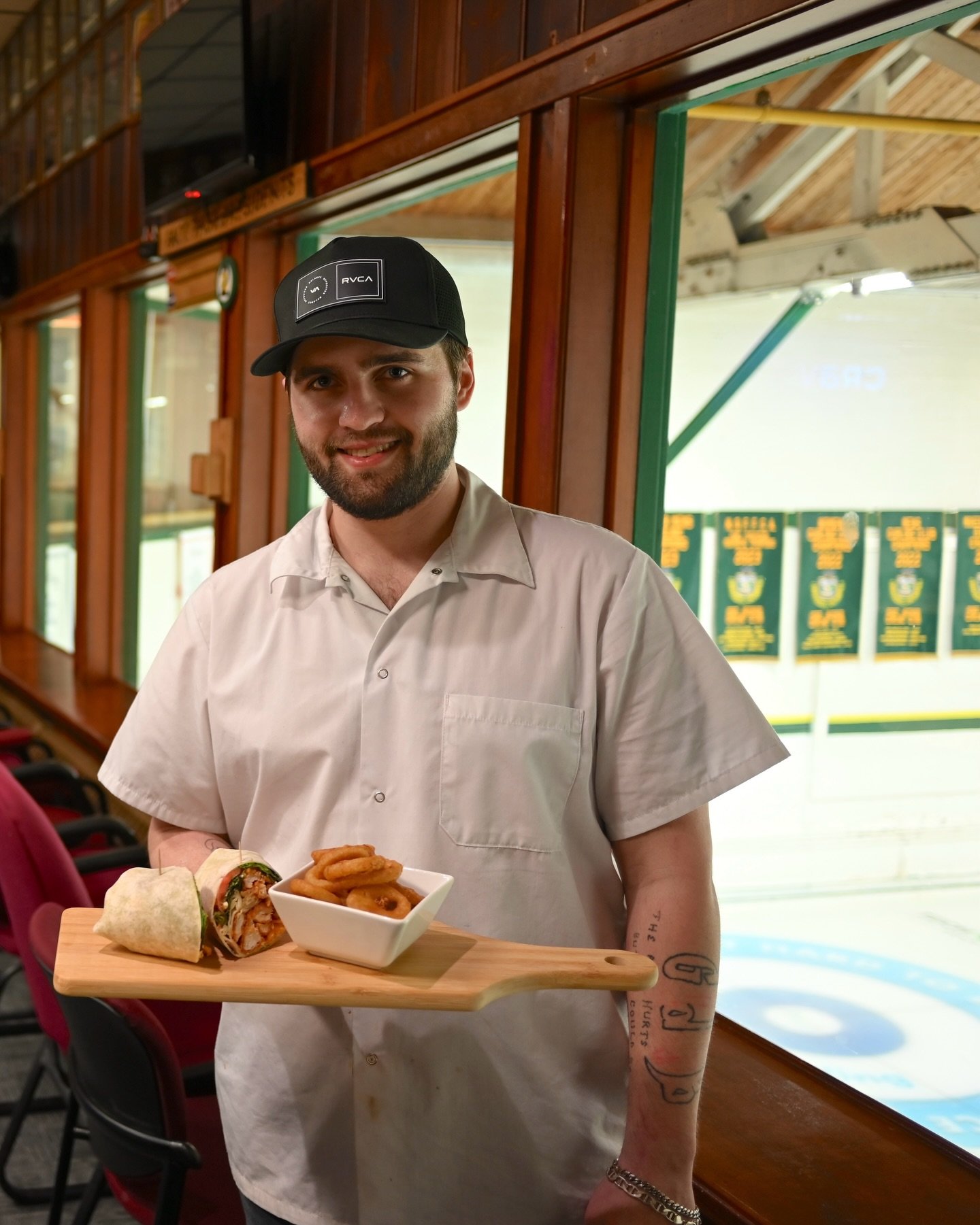 Inside the Port Arthur Curling Centre @pacurling a new aroma now mingles with the cool air drifting off the ice. PACC Restaurant, a small but spirited take-out window, opened last month, and has already begun carving out its own place in the communit