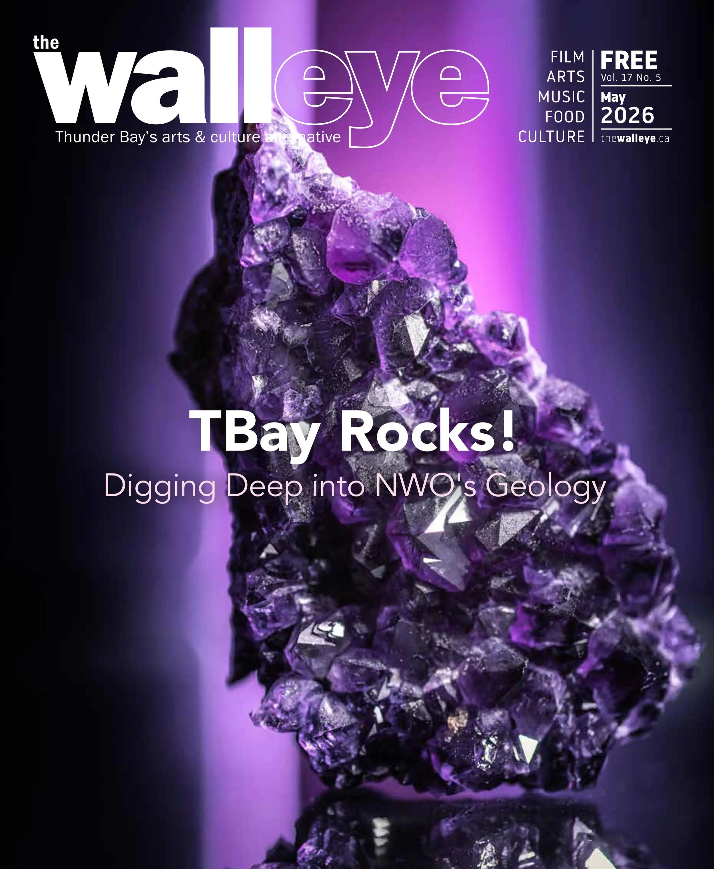 Cover reveal! 💜💎✨🌋

From the majesty of the sparkling amethyst, to the rich history of copper tools, Thunder Bay is a playground for rock lovers. However, the modern discoveries of mining in our region are predated by over a billion years of earth
