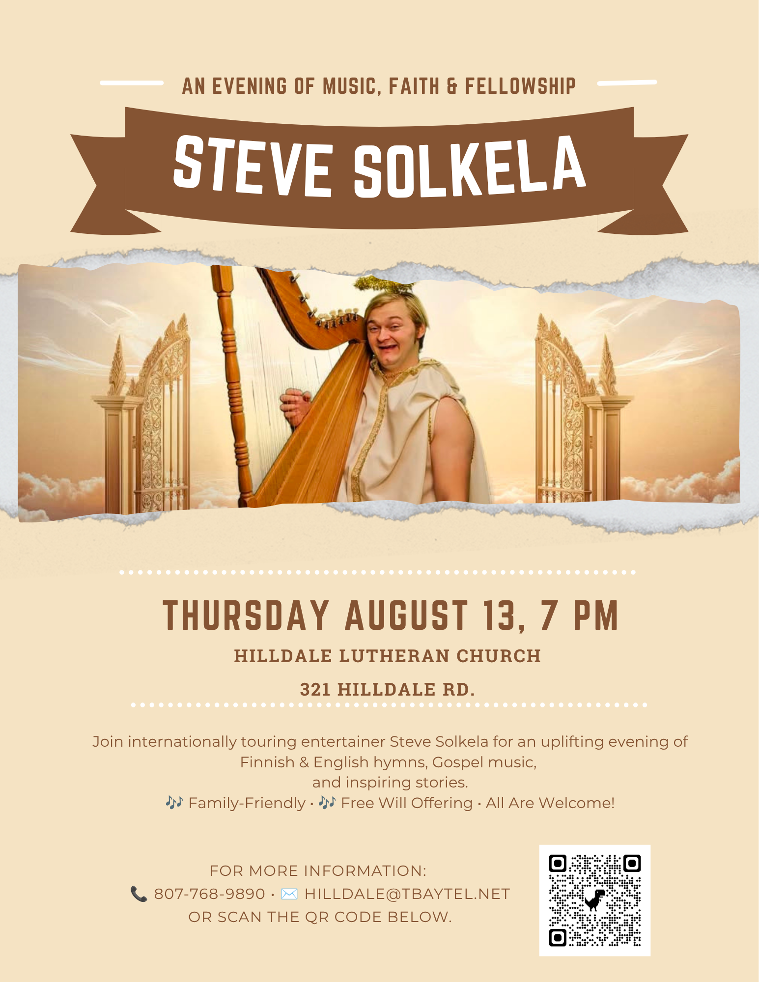Faith, Hymns & Finnish Gospel with Steve Solkela