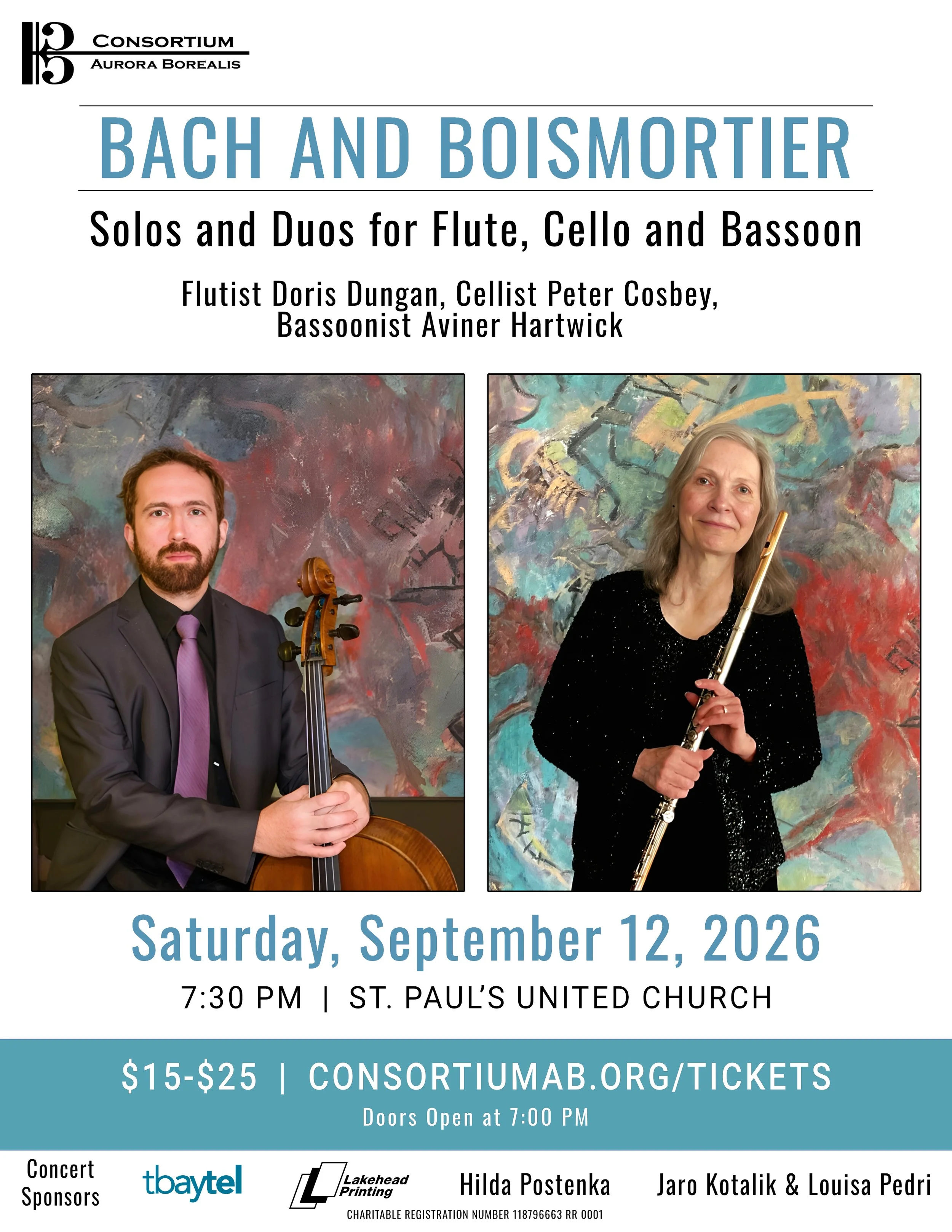 CONSORTIUM AURORA BOREALIS CONCERT - BACH AND BOISMORTIER