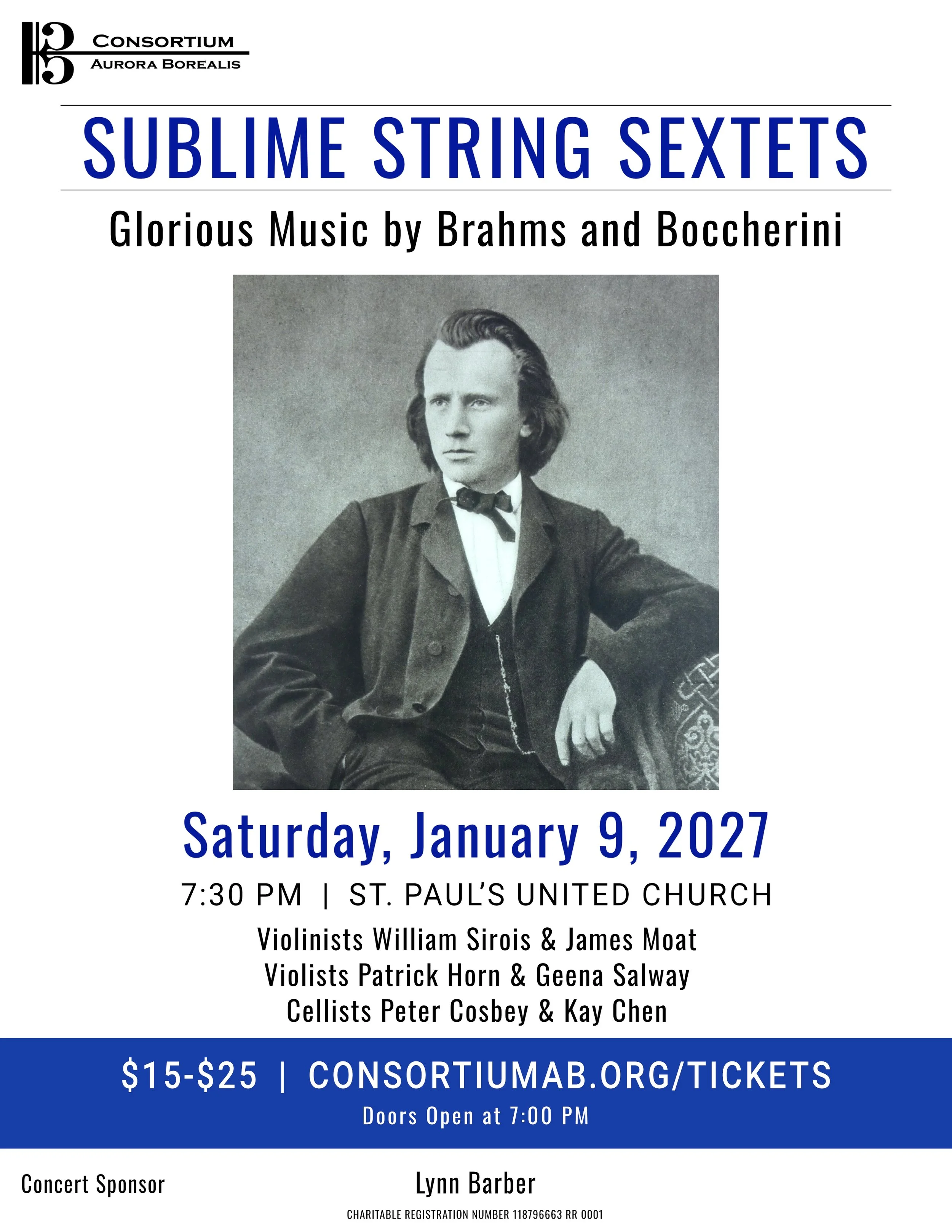 CONSORTIUM AURORA BOREALIS CONCERT - SUBLIME STRING SEXTETS