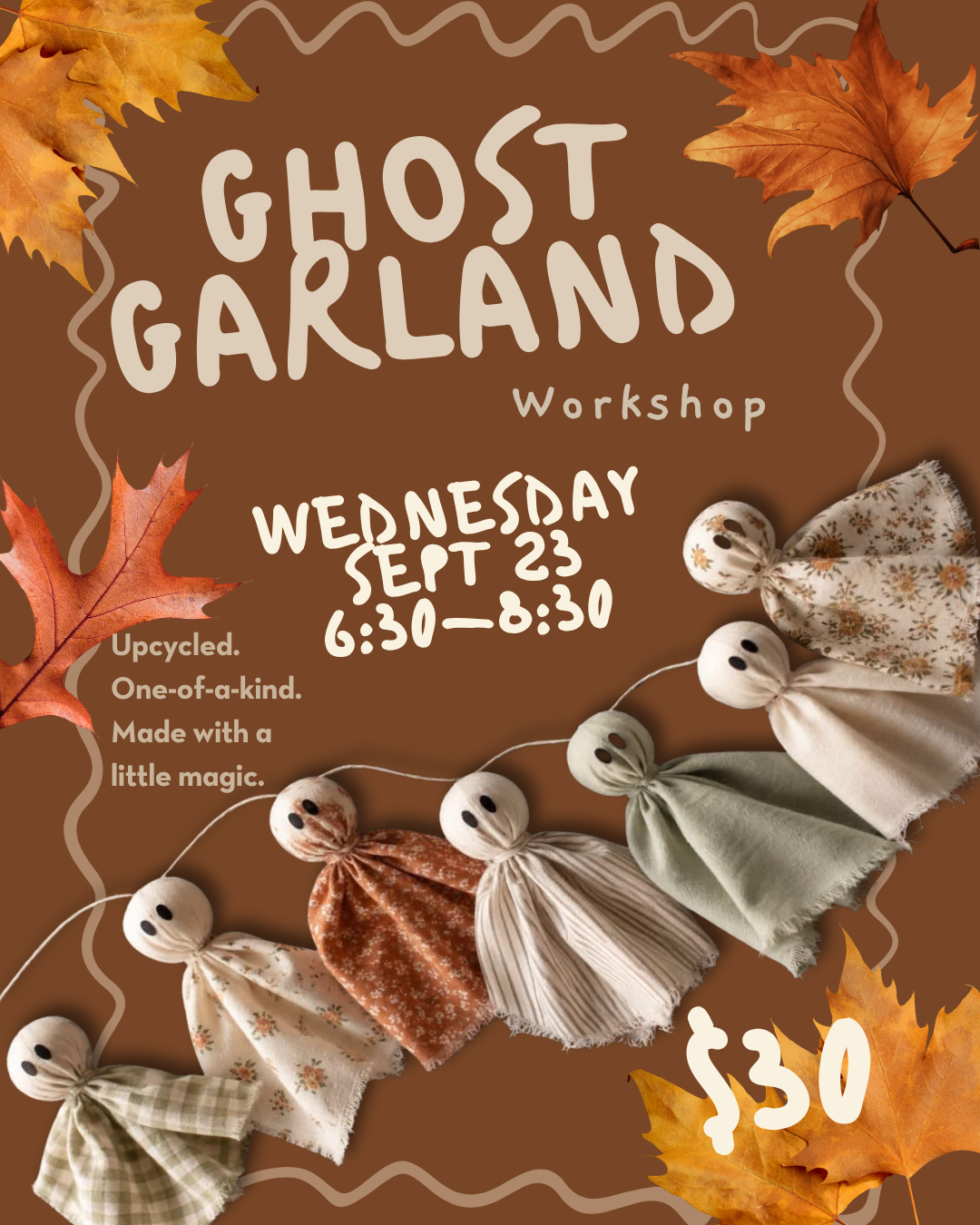GHOST GARLAND Workshop 👻!