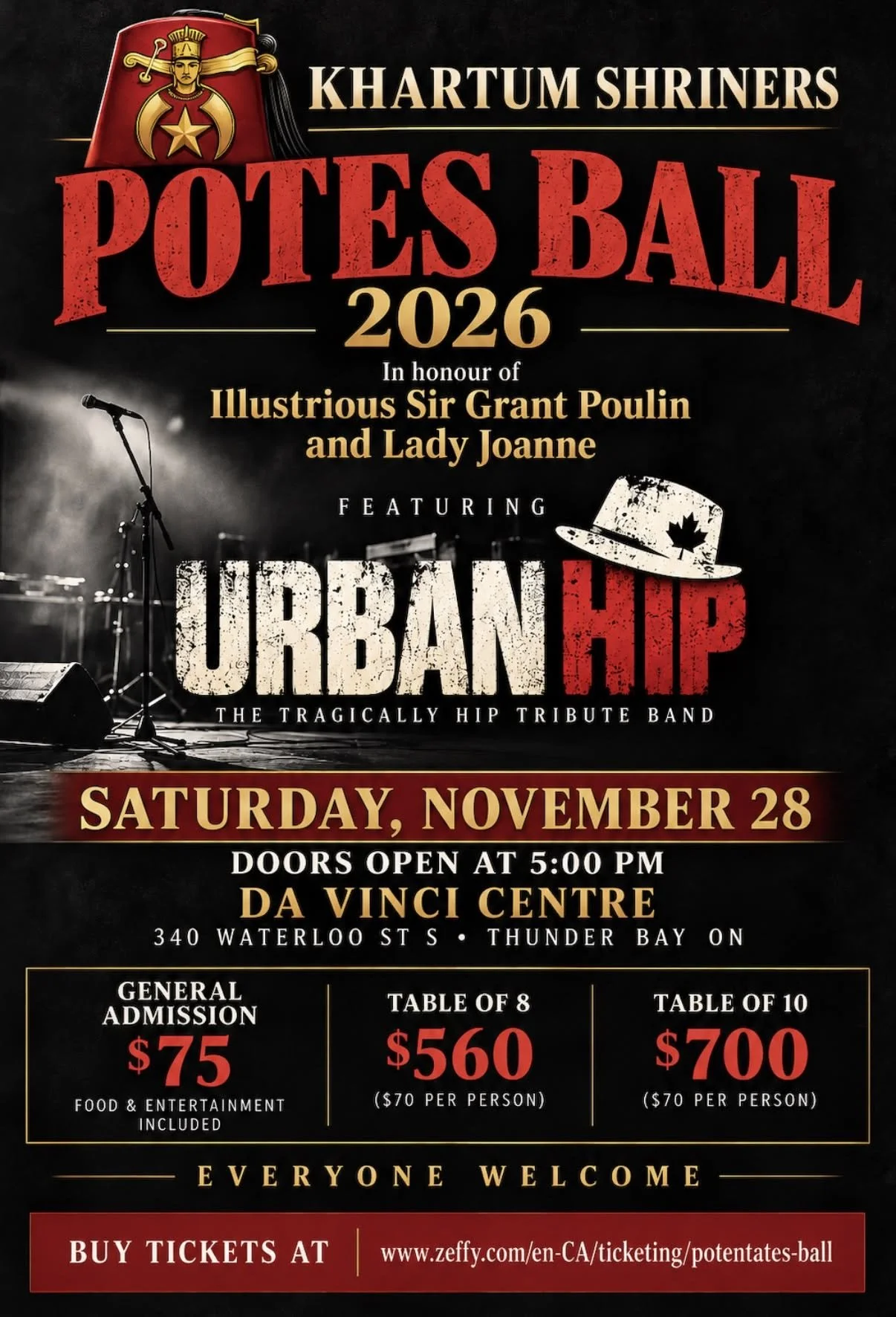 Potes Ball 2026 - Urban Hip Tribute Band