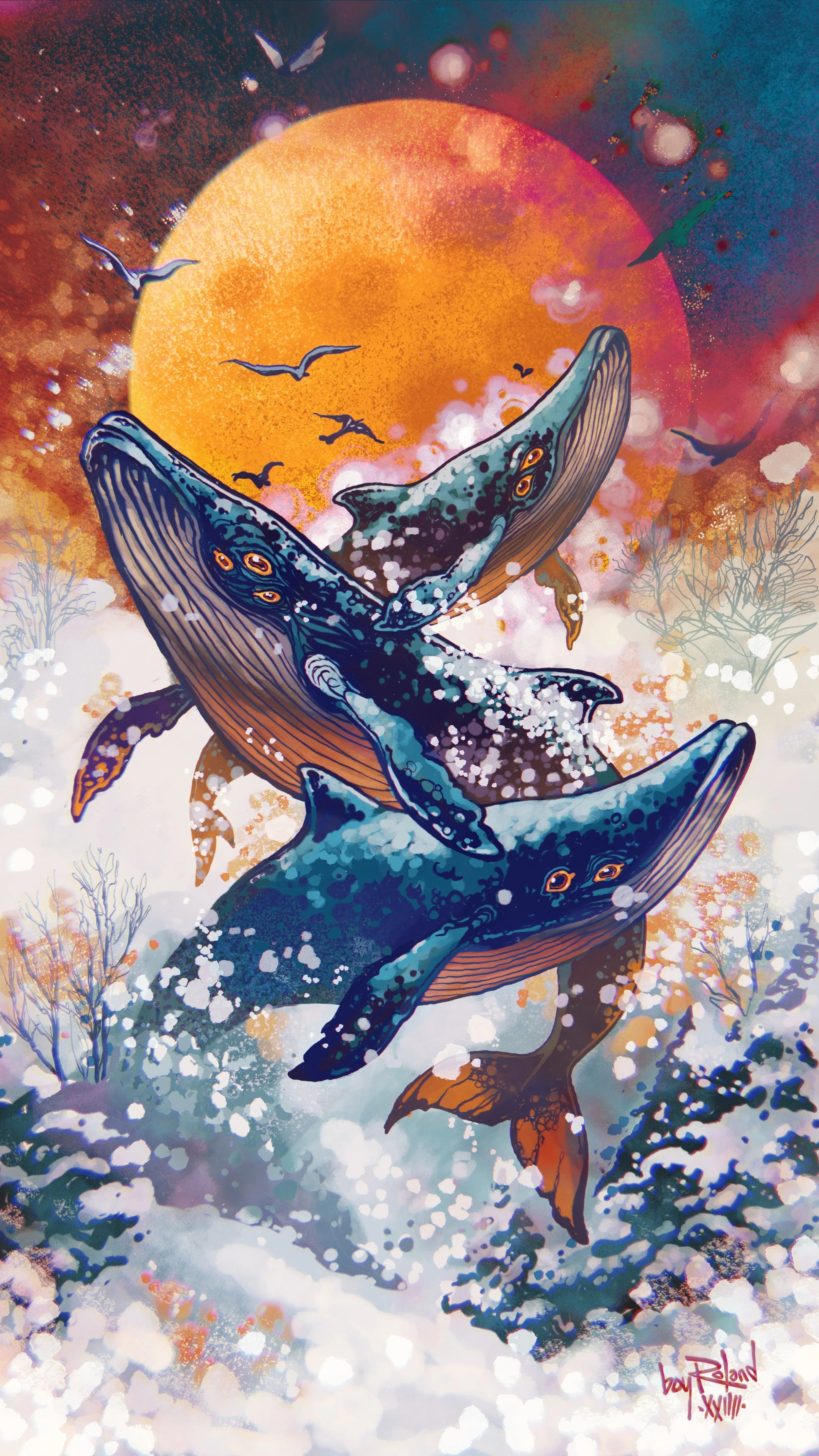 Winter Whales of Lake Superior