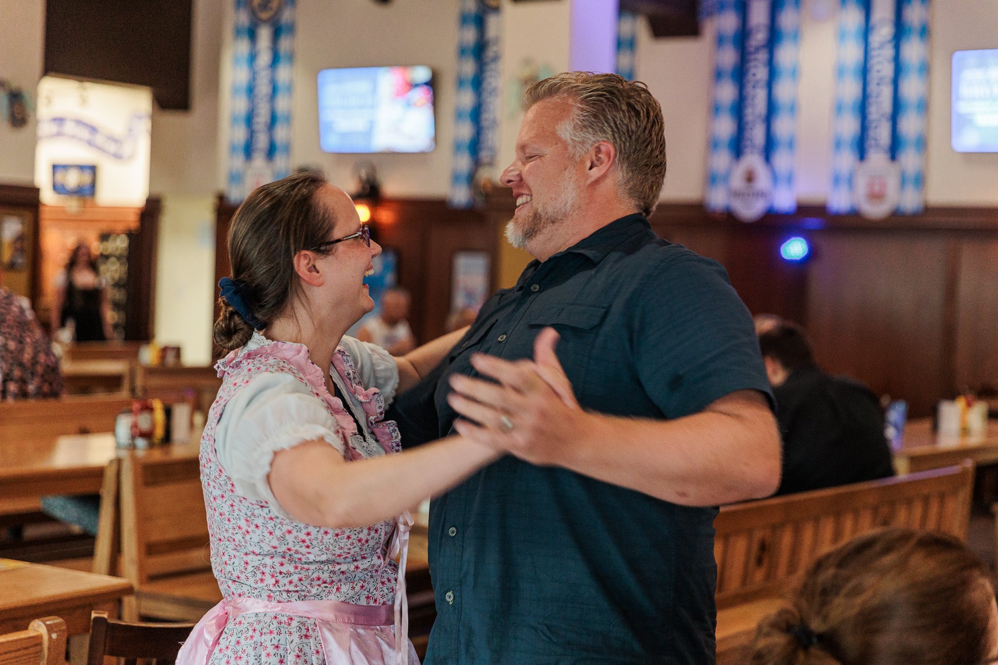 Join us tomorrow for our Regional Culture and Dance Night! June 11th at 6pm in the Jagerstube at @bierhausnash
We'll be focusing on the Donauschwaben and learning some of their traditional dance. 
Also, isn't this the cutest photo of our Vice Preside