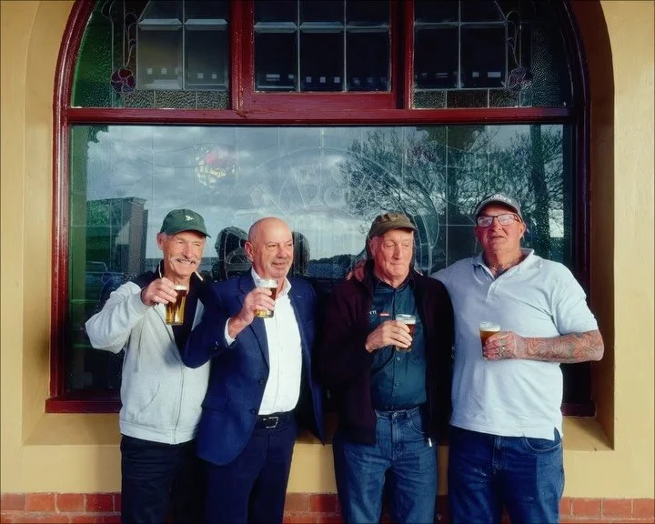 This Sunday! Or Sundee, if you&rsquo;re asking Dad.

Slow-roasted lamb and a cold one or two. A handful of tables left, so book via the link below or on our website. Big groups, give us a call.

The four fellas pictured are the reason this old pub ex