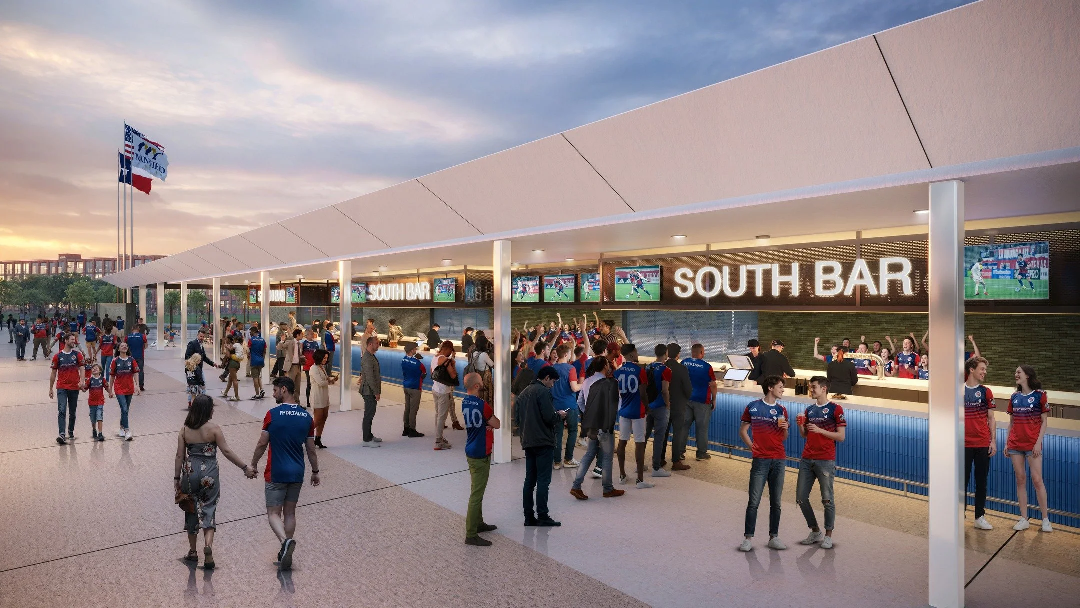 PROJECT UPDATE👷&zwj;♂️:
We are thrilled to share the newest additions within the new Mansfield Stadium. Designed to deliver an unparalleled experience, these spaces offer modern, first-class amenities:

⭐Exclusive Suites for private entertaining.
⭐U