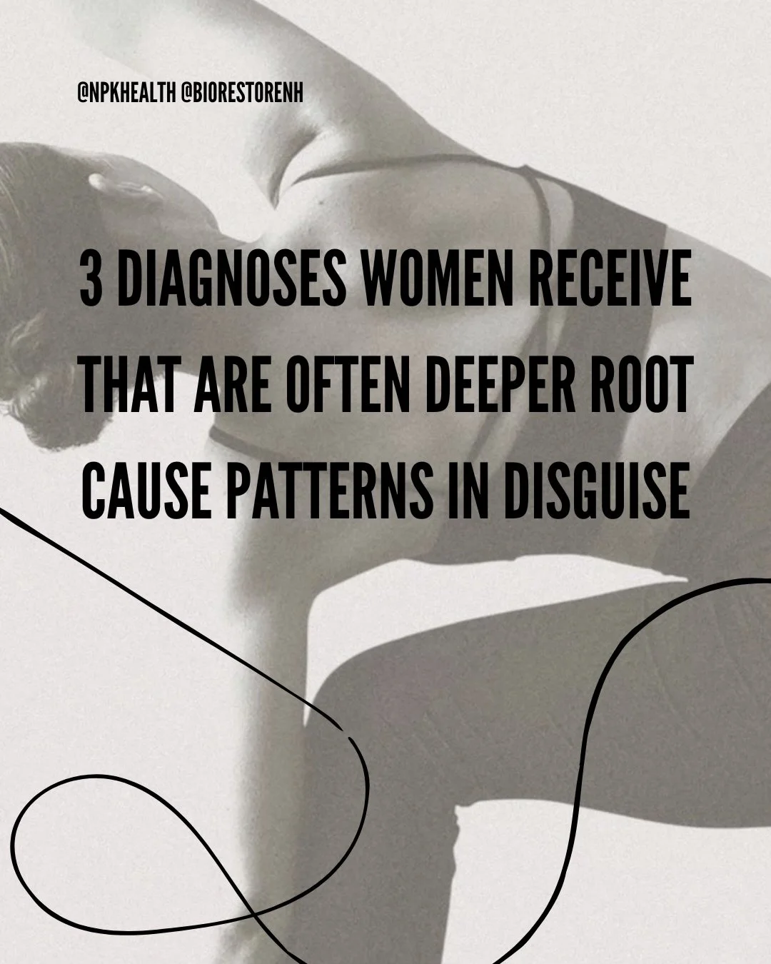 You&rsquo;ve been told everything is &ldquo;normal&rdquo;&hellip; but you still feel off.

So when you hear &ldquo;you have anxiety,&rdquo; &ldquo;you have IBS,&rdquo; or &ldquo;it&rsquo;s just PMS,&rdquo; and get sent home with a label and a prescri