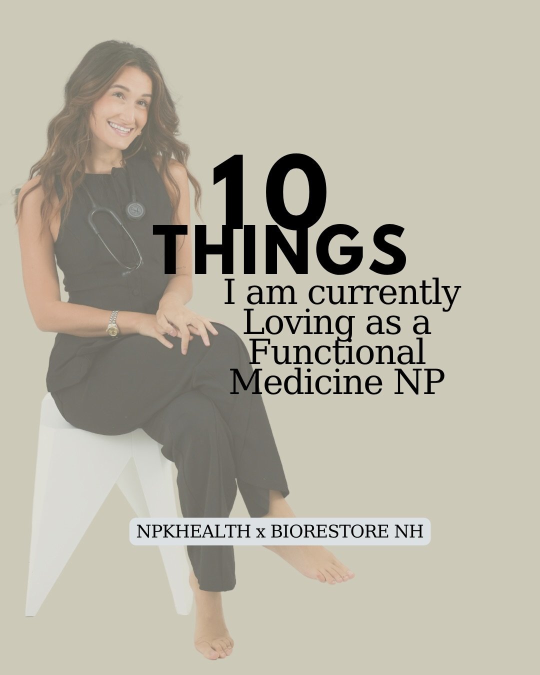 10 things I&rsquo;m currently loving as a functional medicine NP:

1. Protein before coffee Balances cortisol and prevents energy crashes
2. High-quality protein Supports hormones, metabolism, and satiety
3. Reducing seed oils Lowers inflammation and
