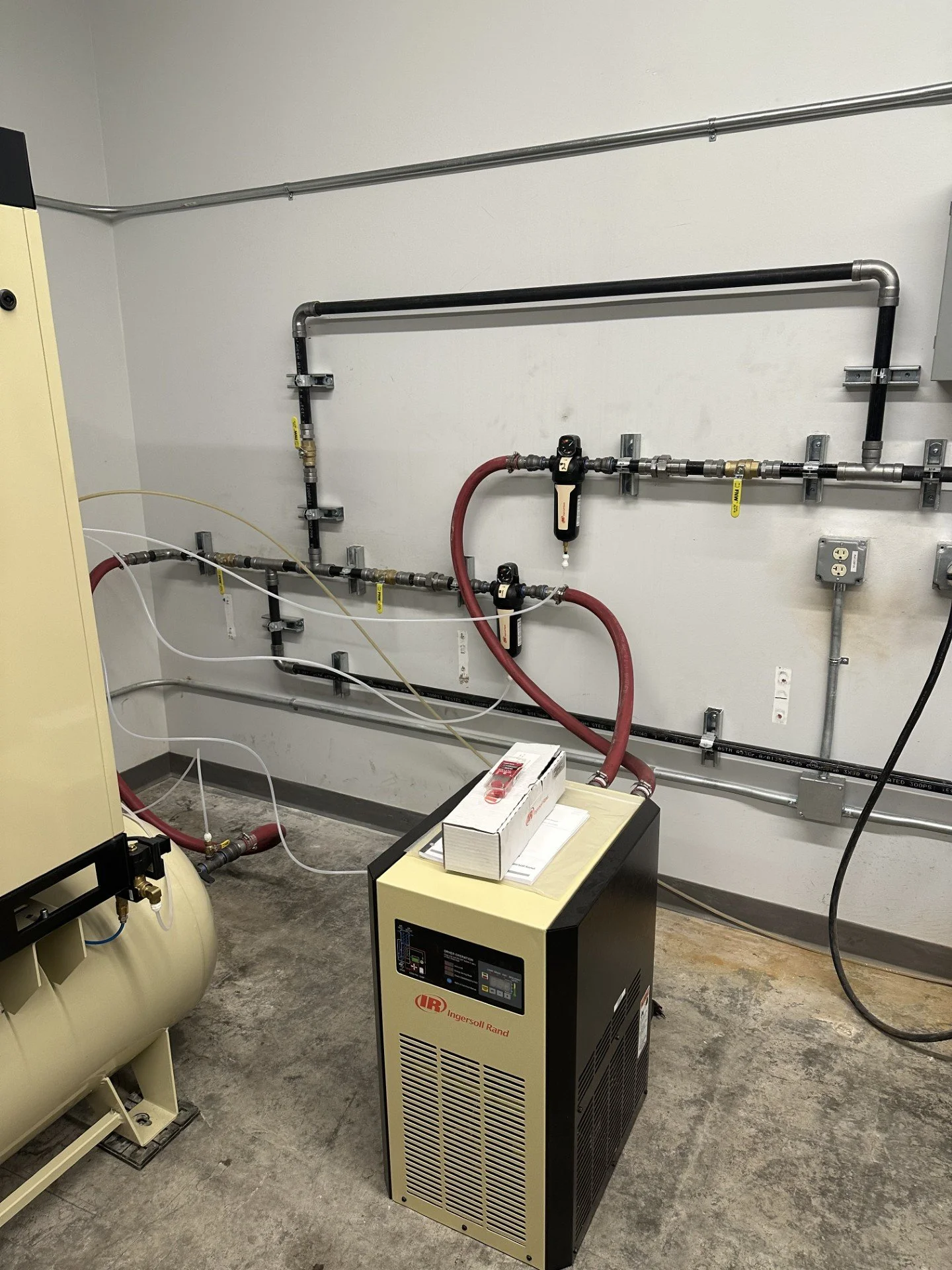 industrial compressed air line installation cleveland