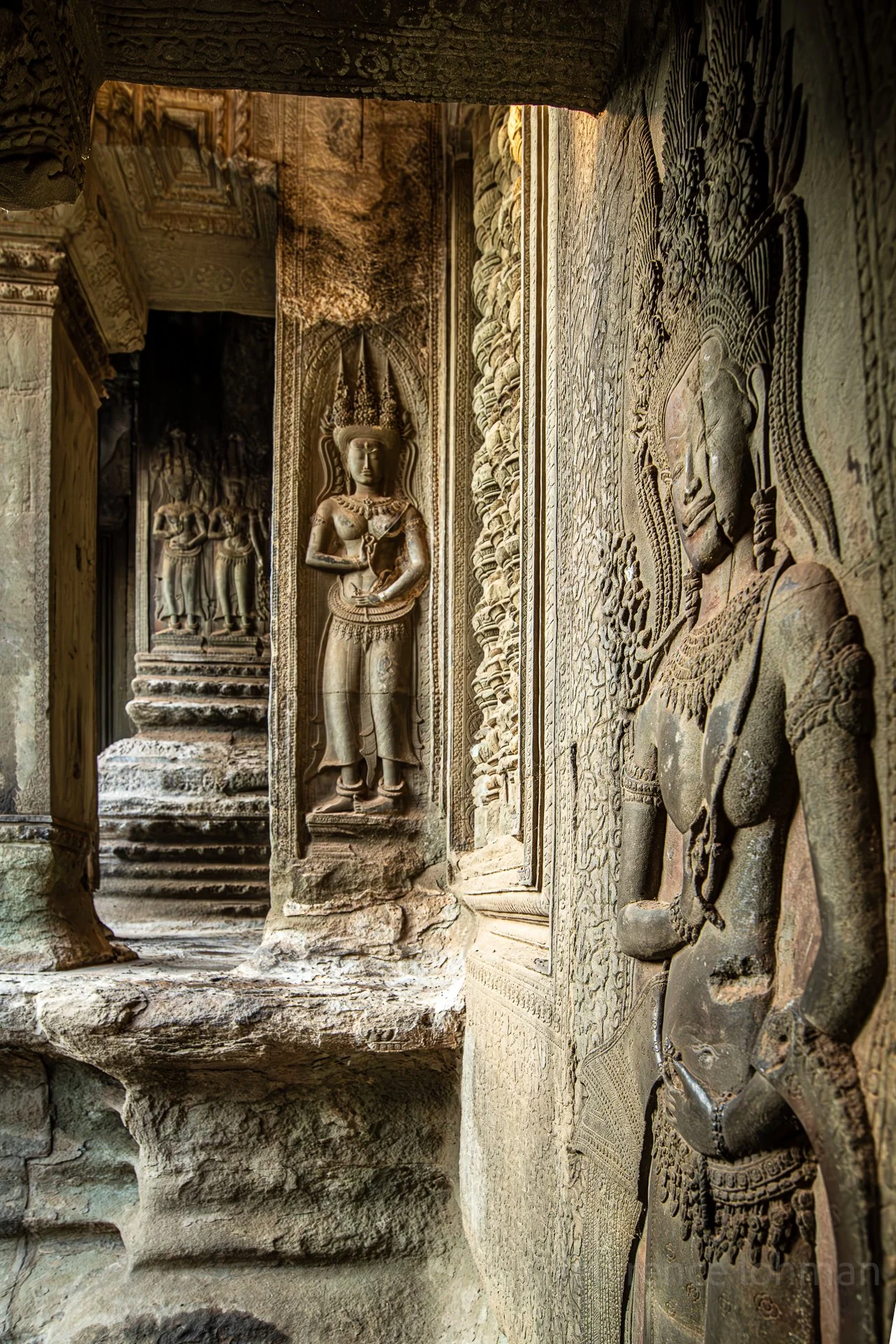 Angor Wat Interior-Cambodia