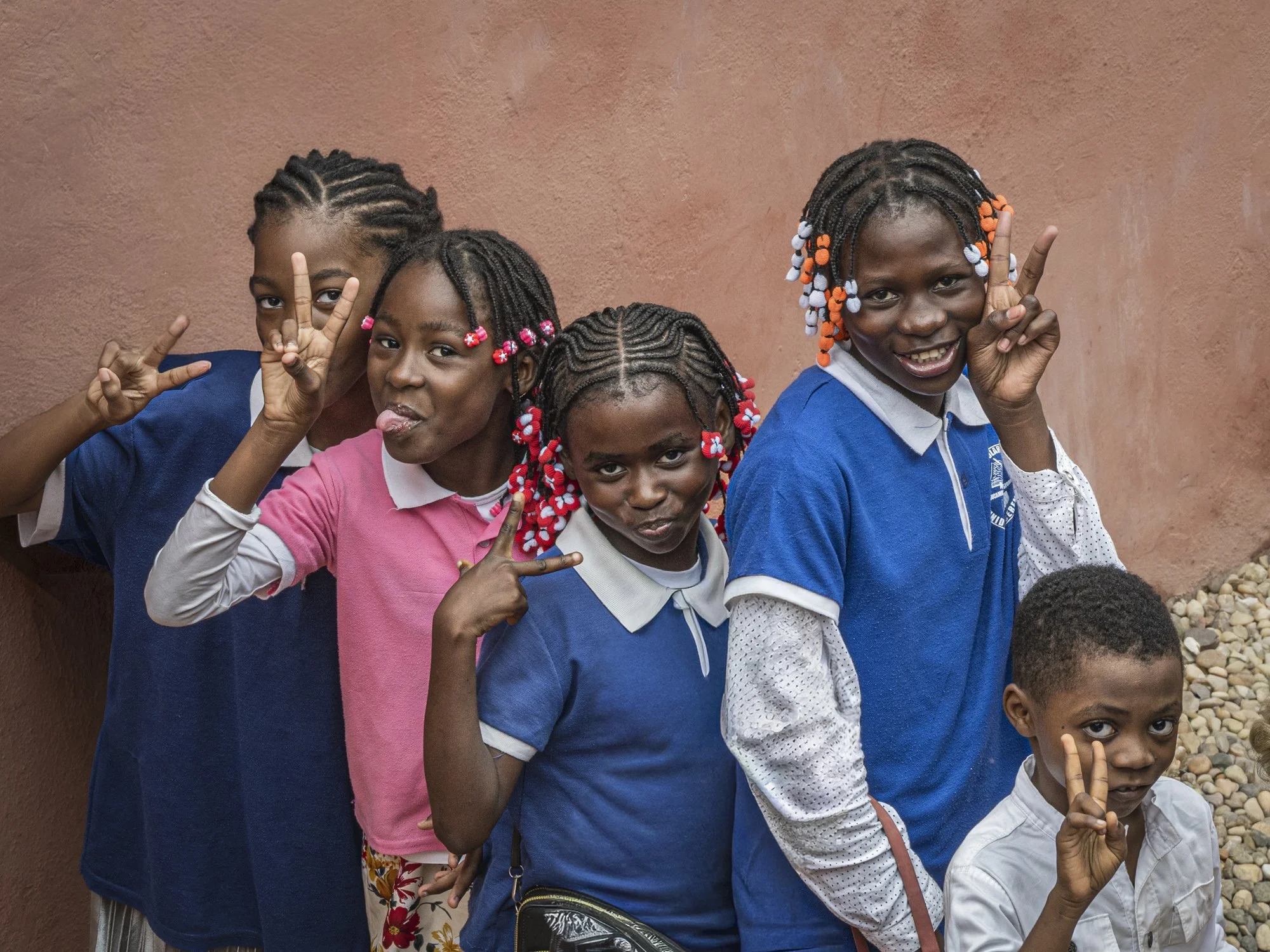 Schoolkids, Luanda, Angola 