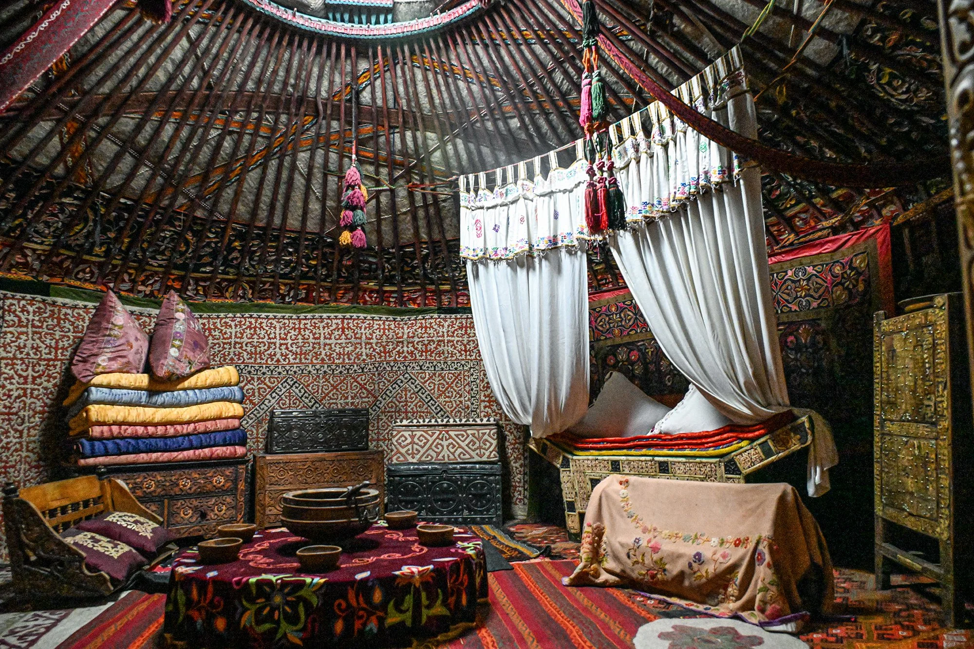 Kasteev State Museum of Arts, Kazakhstan, Traditional Nomadic Yurt 