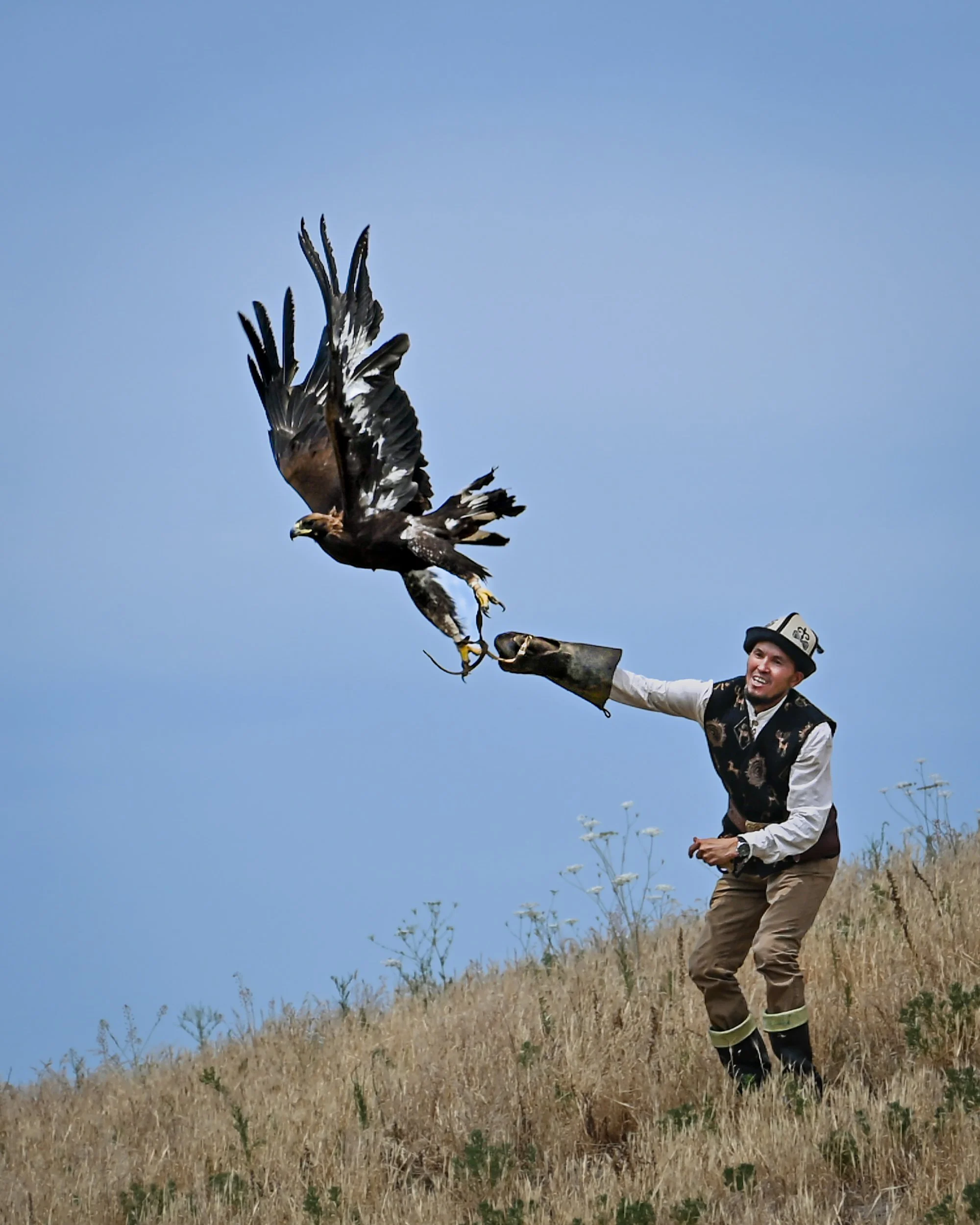 Eagle Hunter, Burana Tower- Kyrgyzstan