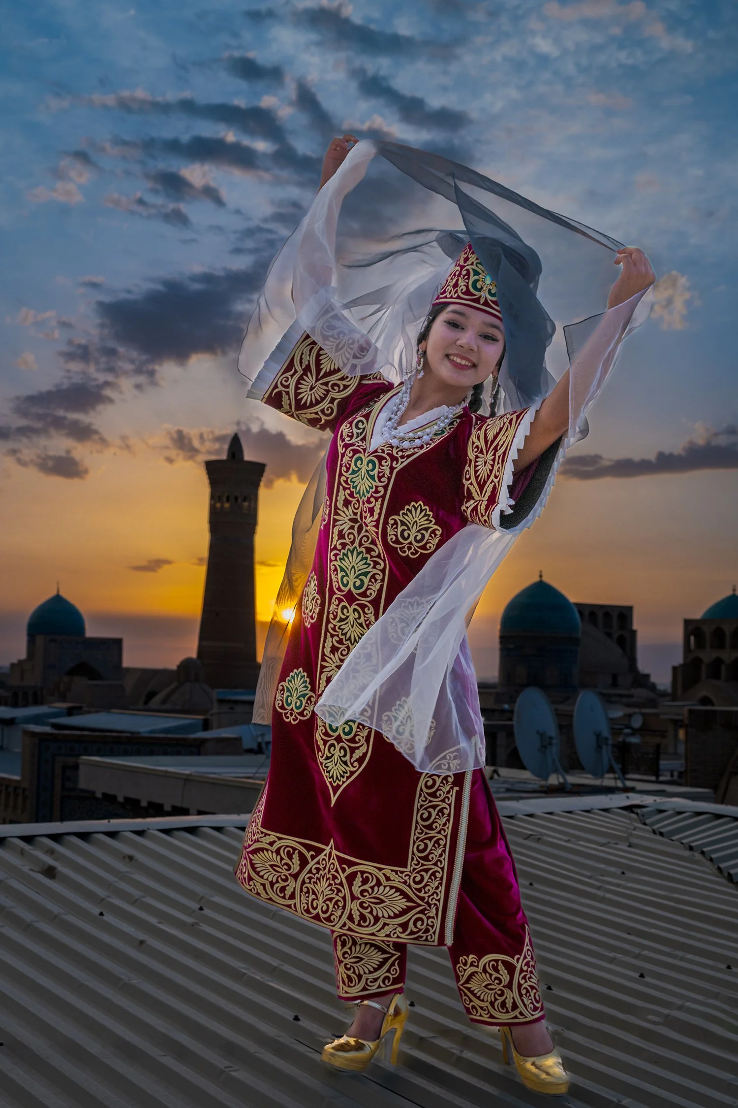 Uzbek Dancer, Bukhara, Uzbekistan