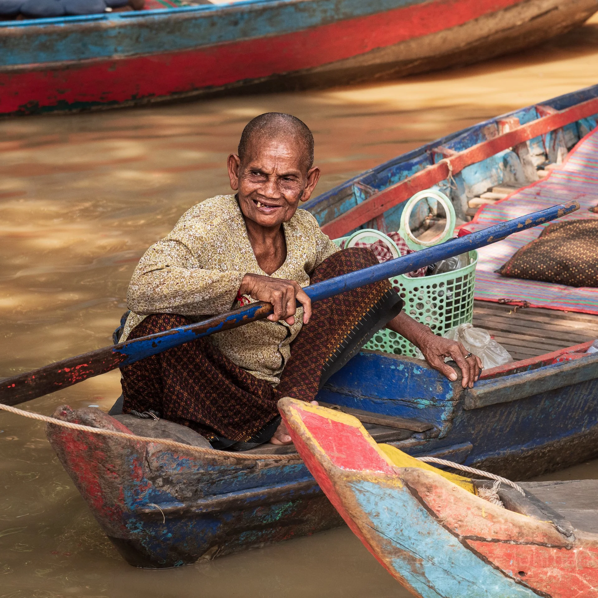 Tonle Sap Elder-Cambodia