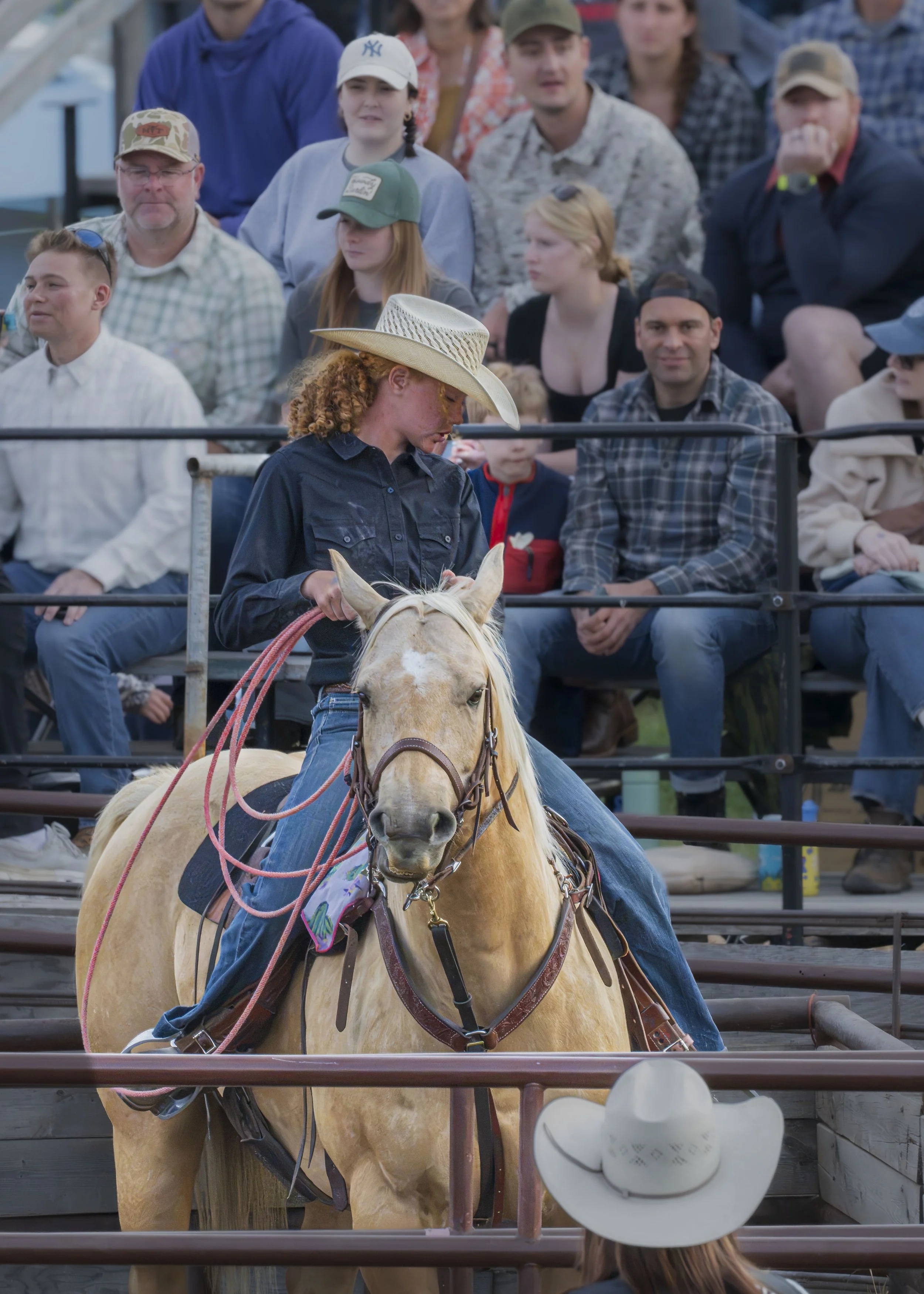 Preparing for roping