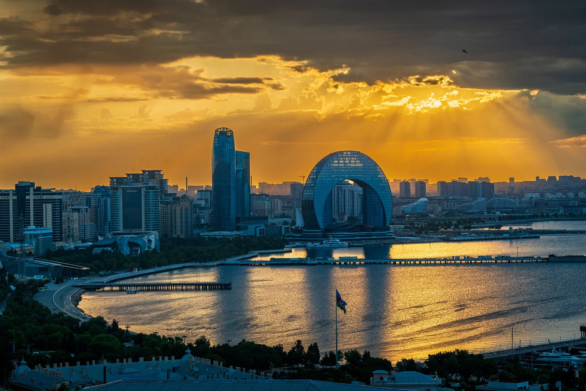 Sunrise, Baku Azerbaijan