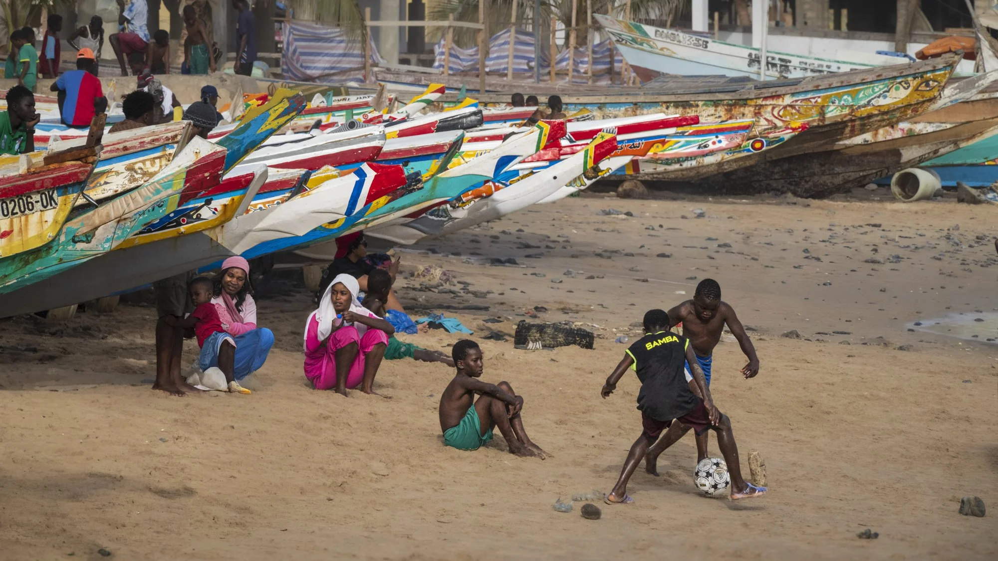 Football on the beach, Senegal 
