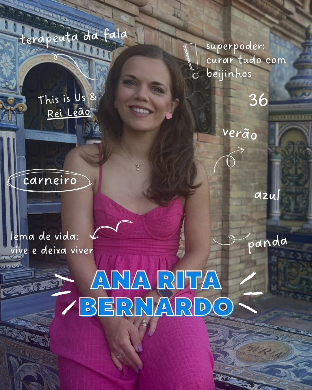 🫶 Meet the Team: Ana Rita Bernardo

Com um sorriso doce e uma energia que contagia qualquer sala, a nossa terapeuta da fala acredita que o cuidado come&ccedil;a na empatia &mdash; e, &agrave;s vezes, num simples beijinho 💙

Apaixonada pelo ver&atil