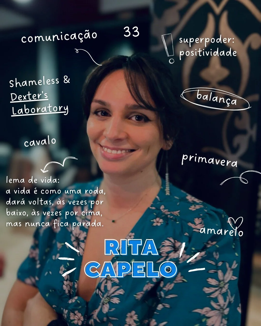 🫶 Meet the Team: Rita Capelo

Sim, sou eu... respons&aacute;vel de Comunica&ccedil;&atilde;o da Terapia Ao Quadrado &mdash; basicamente, a pessoa que est&aacute; por detr&aacute;s disto, que escreve estas legendas todas e que est&aacute; constanteme