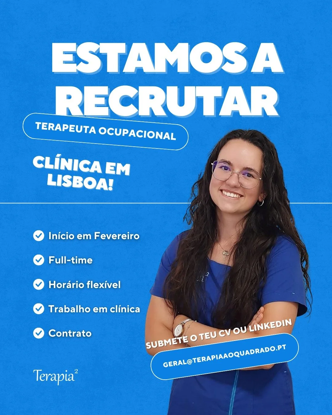 🚀 Estamos a crescer e queremos refor&ccedil;ar a nossa equipa em Lisboa!

Procuramos Terapeuta Ocupacional (m/f) para integrar a cl&iacute;nica na Bobadela, com contrato de trabalho full time e hor&aacute;rio flex&iacute;vel, para interven&ccedil;&a