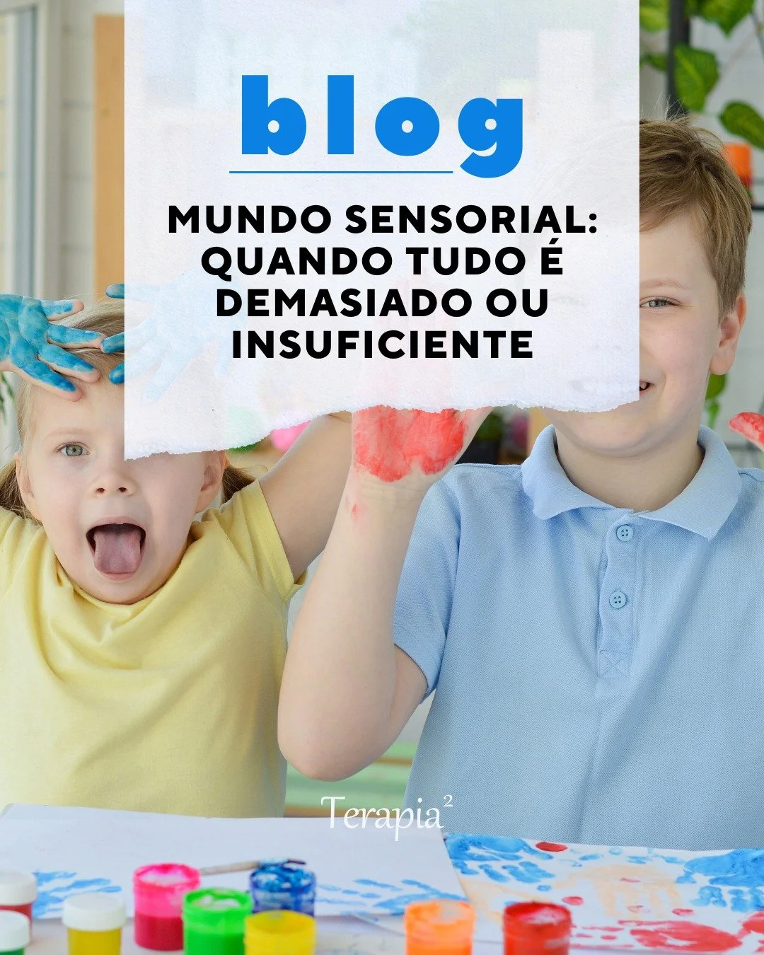 O mundo n&atilde;o &eacute; sentido da mesma forma por todos 🧩
Para muitas crian&ccedil;as com autismo, o dia a dia pode ser uma montanha-russa de sensa&ccedil;&otilde;es &mdash; ora intensas demais, ora quase impercet&iacute;veis.

No novo artigo d