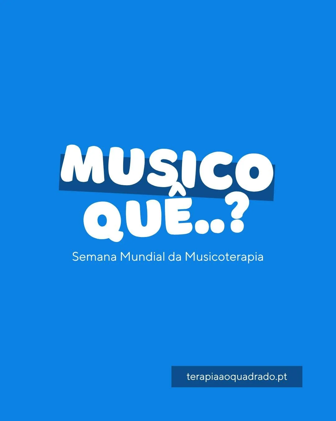 Musico&hellip; qu&ecirc;? 🤔
A Semana Mundial da Musicoterapia come&ccedil;ou no dia 10 e, por aqui, n&atilde;o queremos que fiques com d&uacute;vidas. &Eacute; muito comum ouvirmos esta pergunta quando dizemos que temos esta val&ecirc;ncia na Terapi