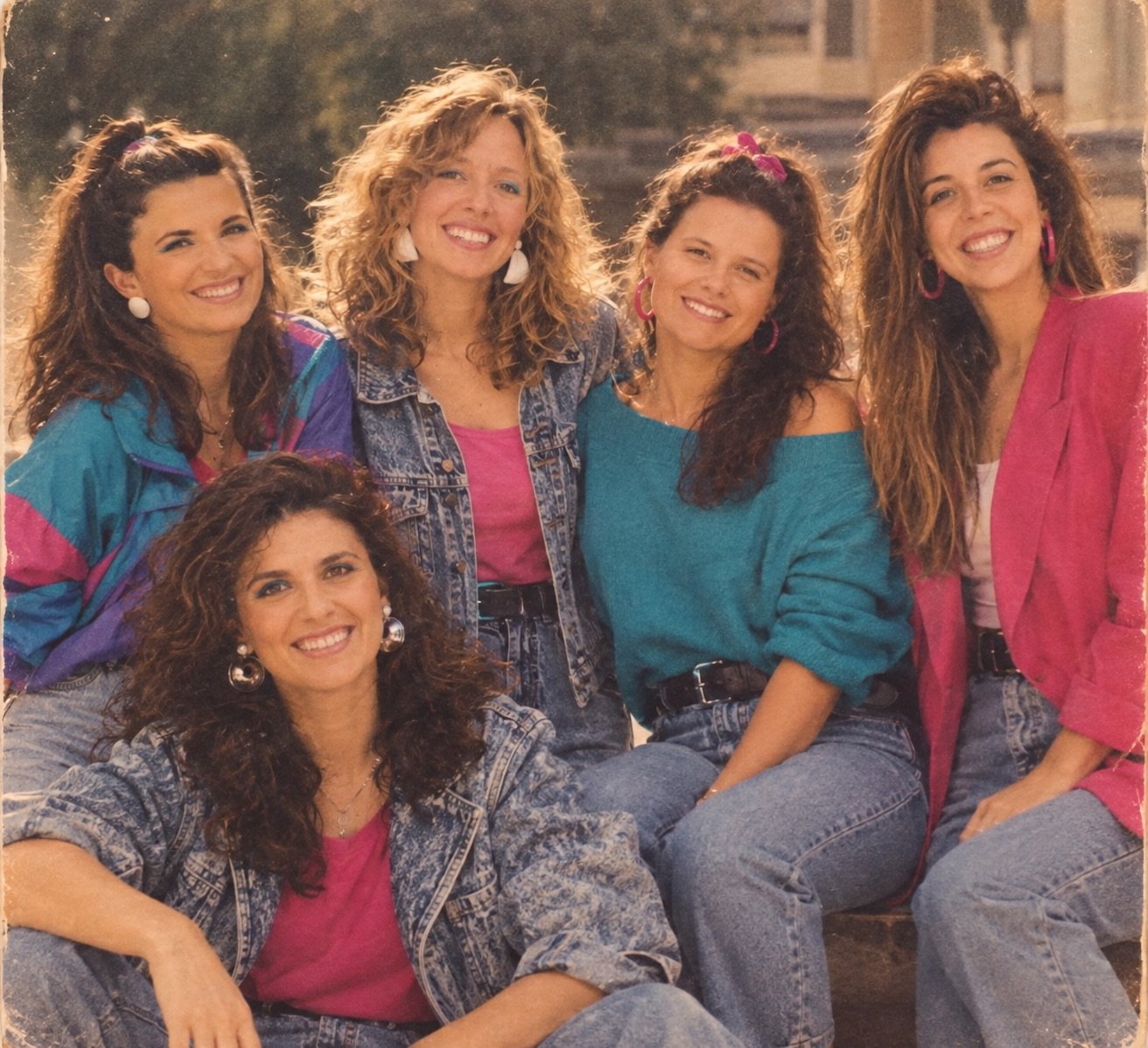 📼✨ E se exist&iacute;ssemos nos anos 80? (Na verdade j&aacute; exist&iacute;amos mas com palmo e meio 😅🤭) 

Provavelmente ter&iacute;amos mais volume no cabelo, ombreiras mais marcadas, batas com outro estilo e, claro&hellip; muito mais fotografia