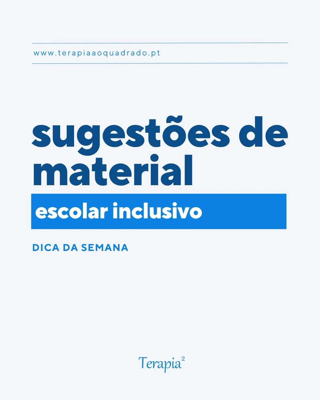 O regresso &agrave;s aulas traz a magia do material escolar novo.
Mas para alguns pais, a hora de escolher pode trazer tamb&eacute;m muitas d&uacute;vidas. 🎒

Sabias que existe material escolar pensado para crian&ccedil;as com dificuldades de concen