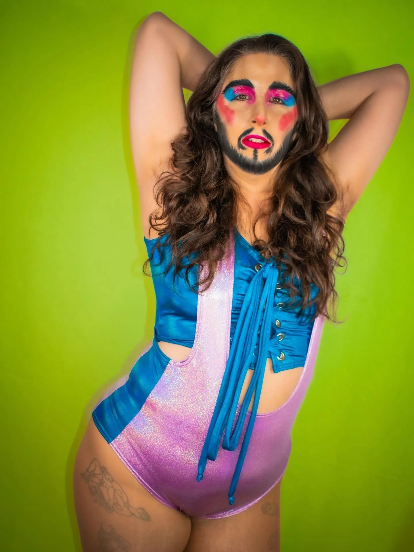 Your father figure and his blush are here. My brother @prestonsteamed_vav crushed it again with our @austindragfest reunion shoot. See you next Saturday for your one chance to see me be a Swift Father Figure @princess.4evr @theoasissf 💋