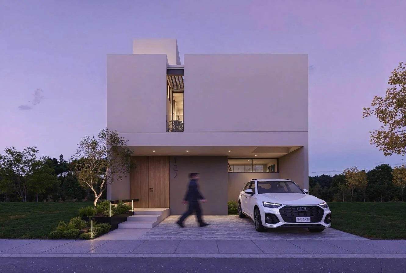 Casa Maples 2025
El proyecto se desarrolla en tres niveles, priorizando la integraci&oacute;n social en planta baja, la privacidad en planta alta y la utilizaci&oacute;n de un roof garden para
servicios.
En conjunto, el proyecto combina funcionalidad