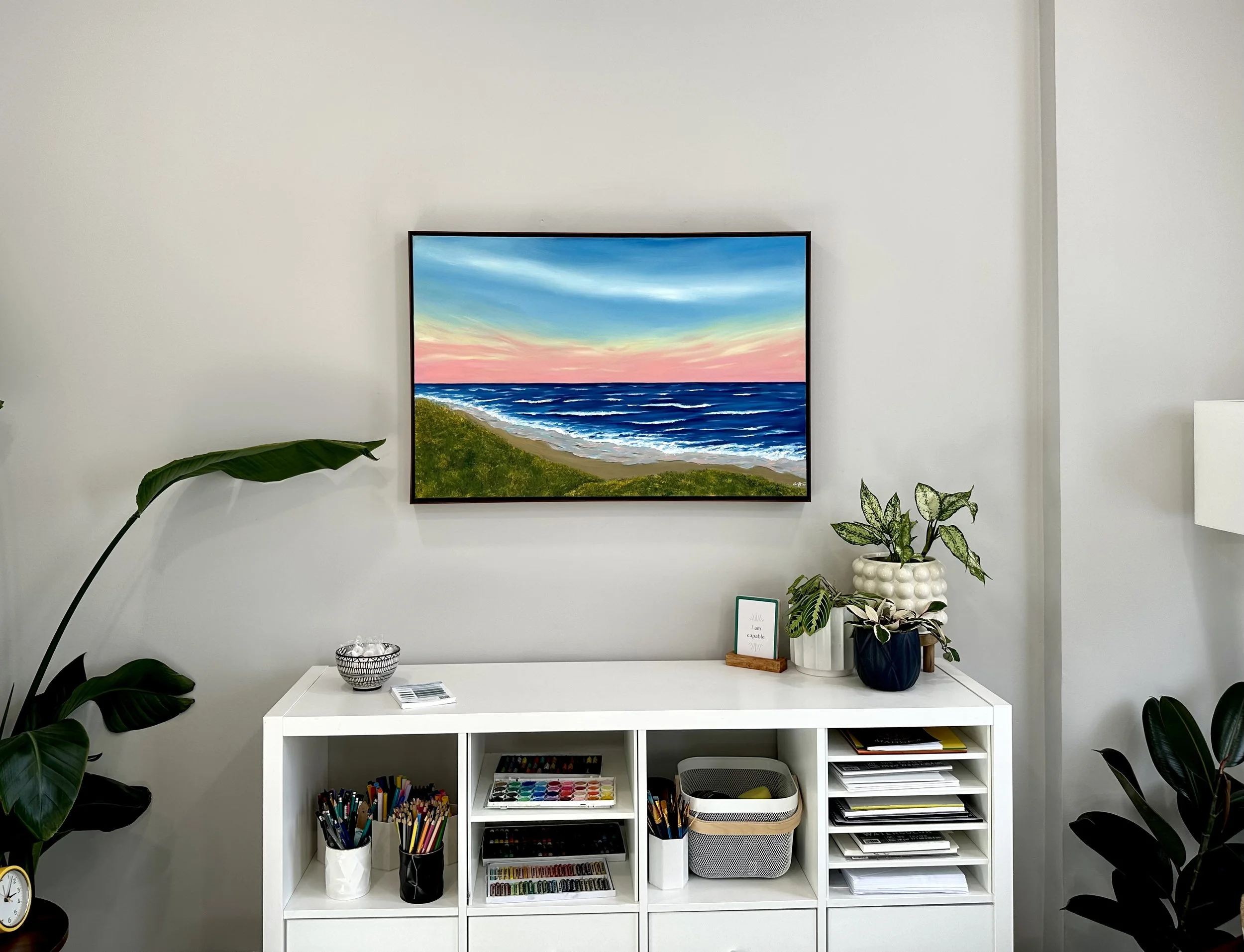 Painting at Alanna Betts Art Therapy and Counseling 