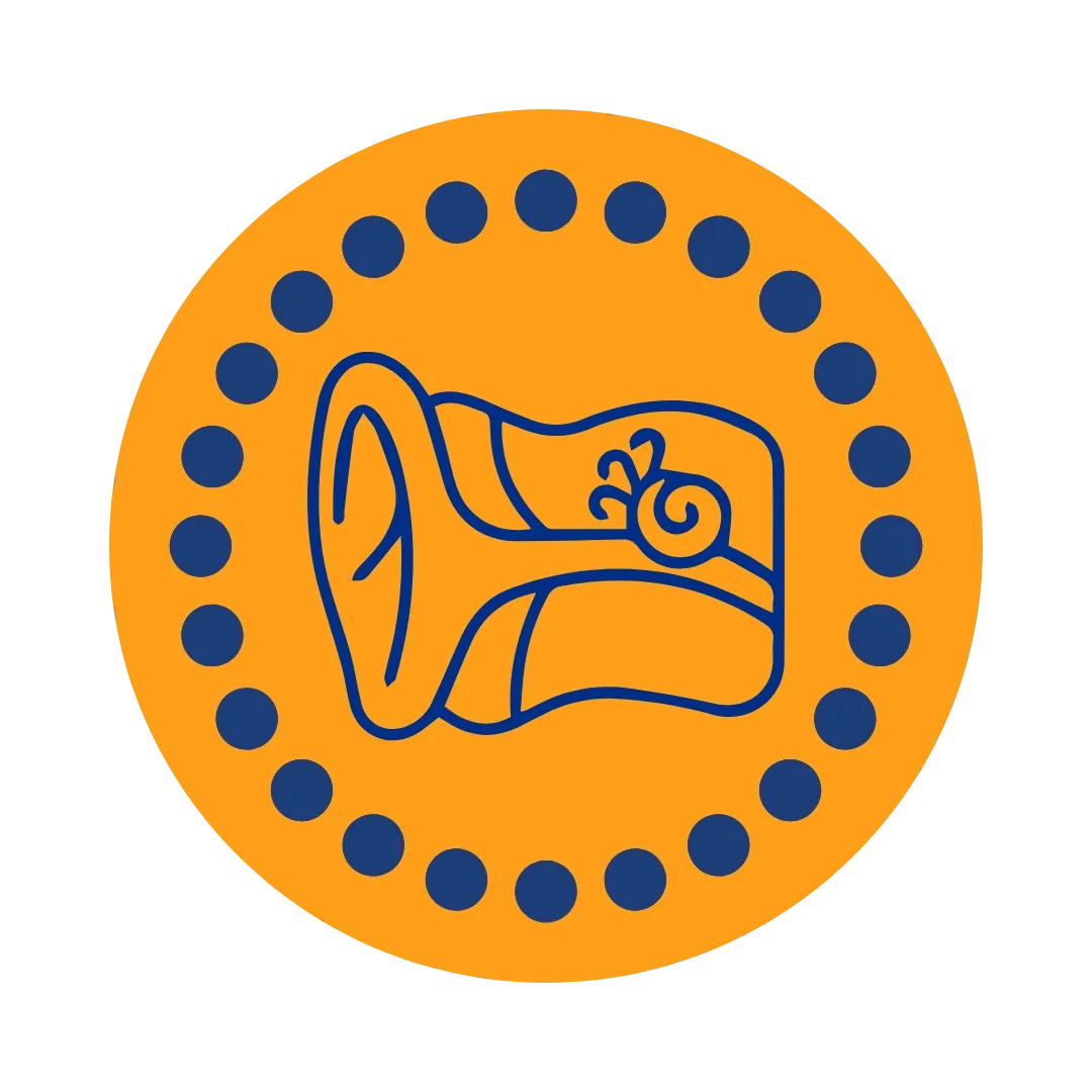 icon of inner ear representing the vestibular system