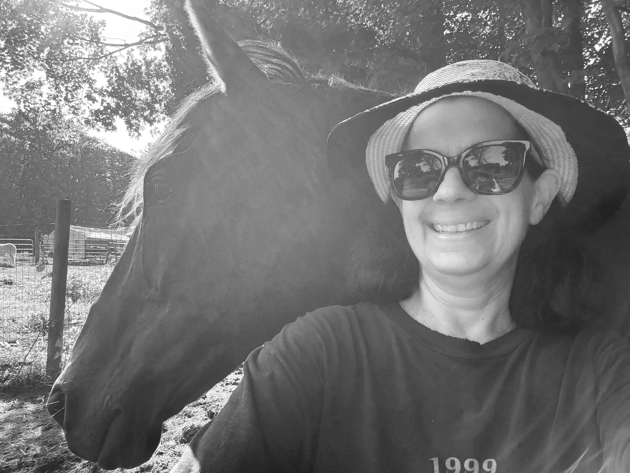 Smiles are abundant when you're with horses.