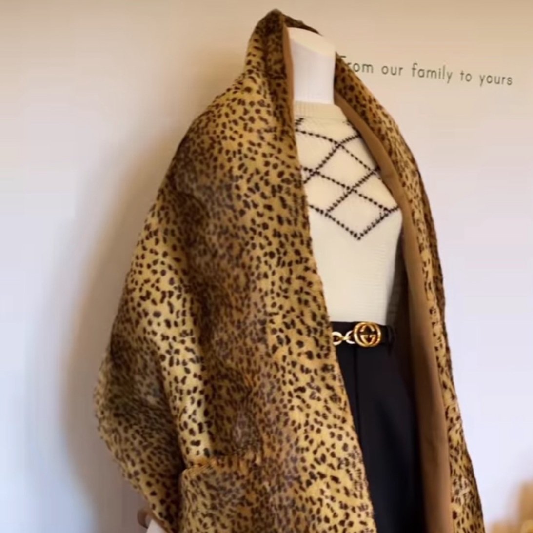 Leopard / Cashmere Wrap