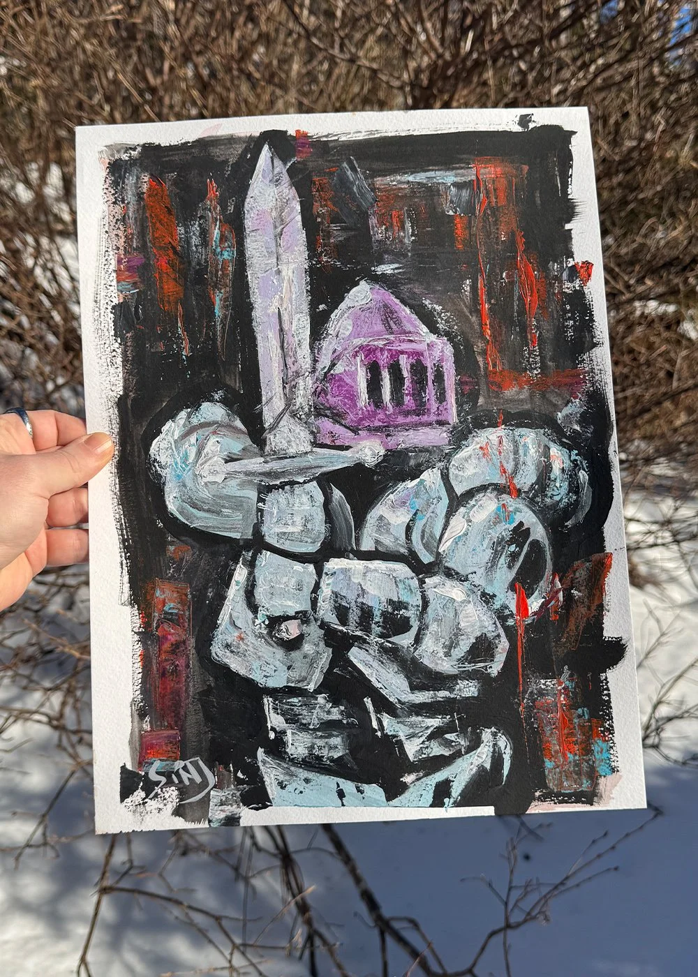 Ironsword: Wizards & Warriors II  Original Painting (Kuros)